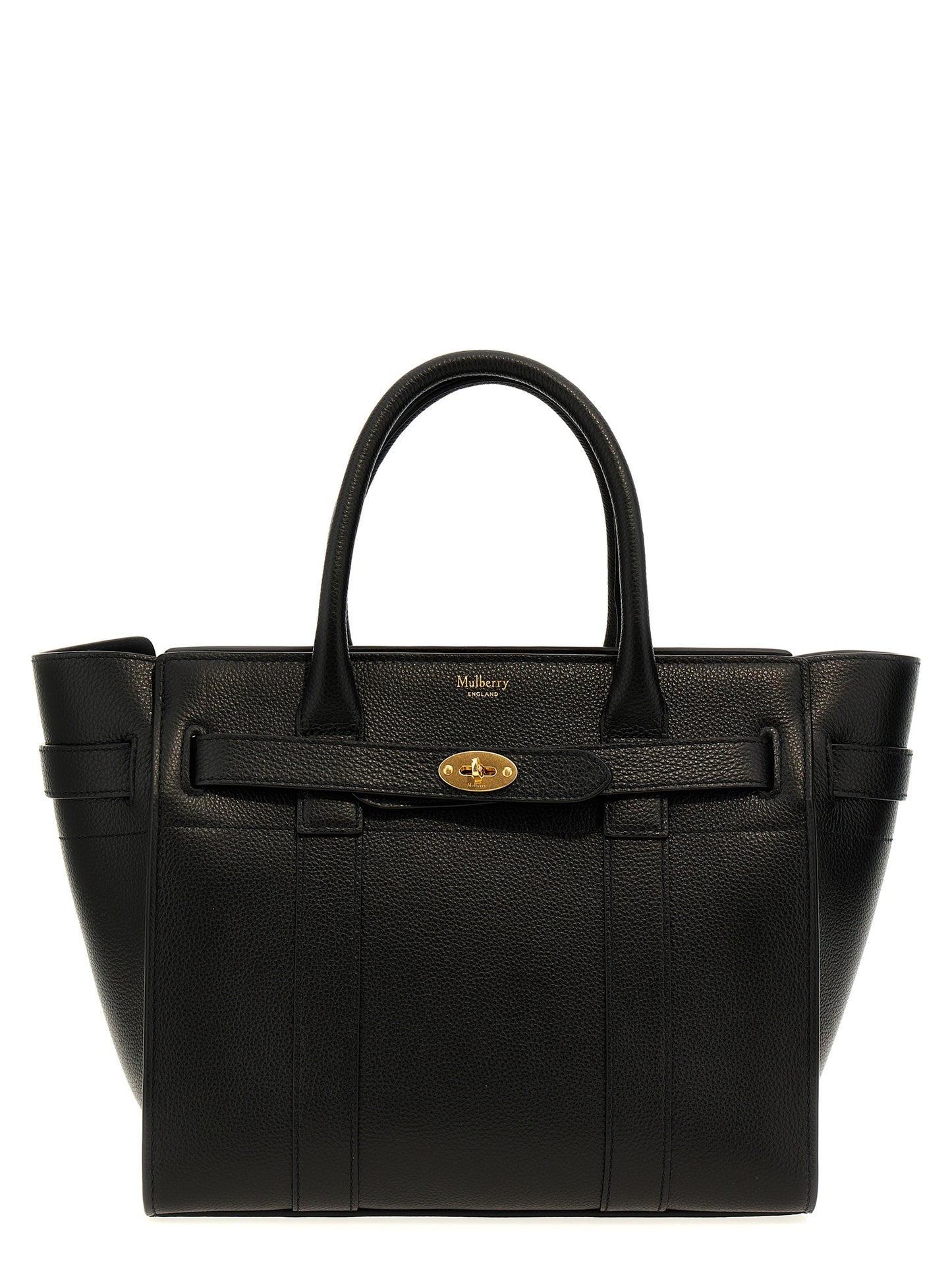 Black Calfskin Tote Bag