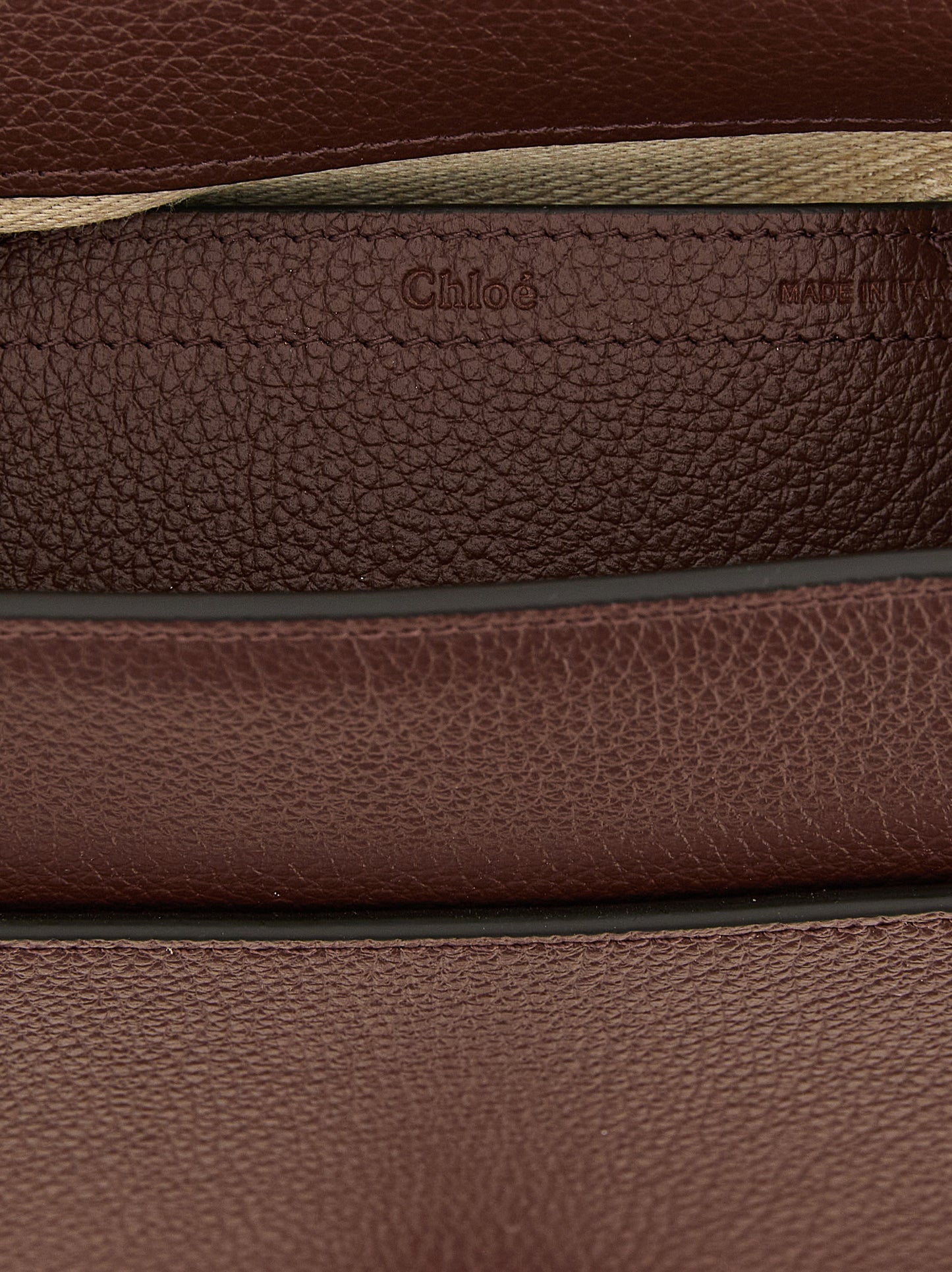 Brown Calfskin Crossbody Bag
