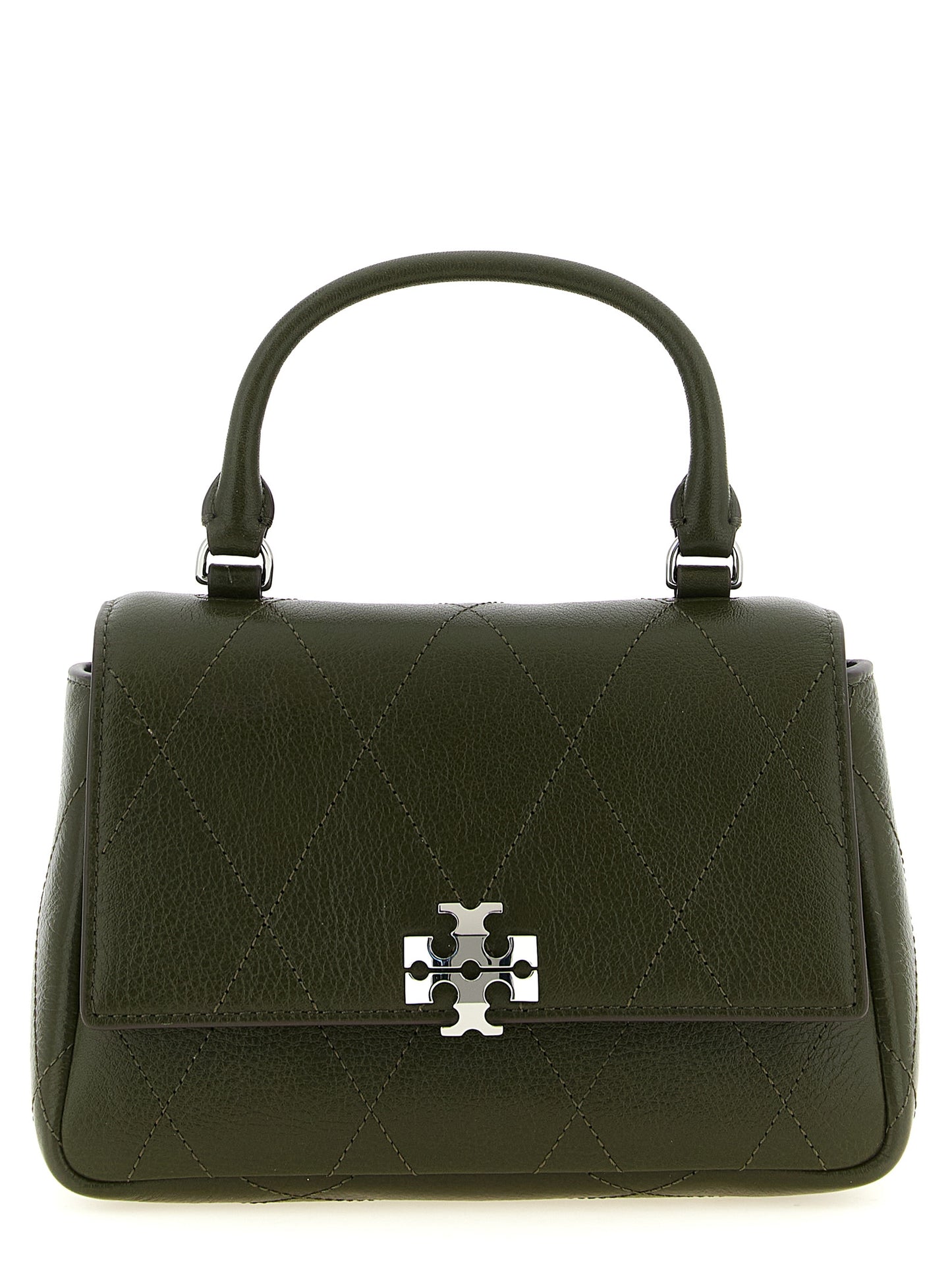 Bicolor Cowhide Handbag