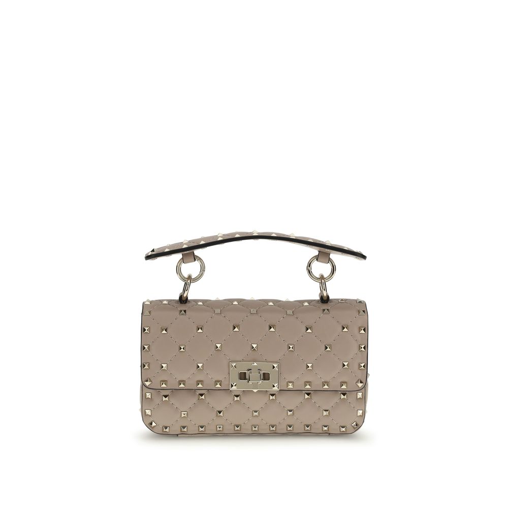 Beige Calf Leather Bos Taurus Handbag
