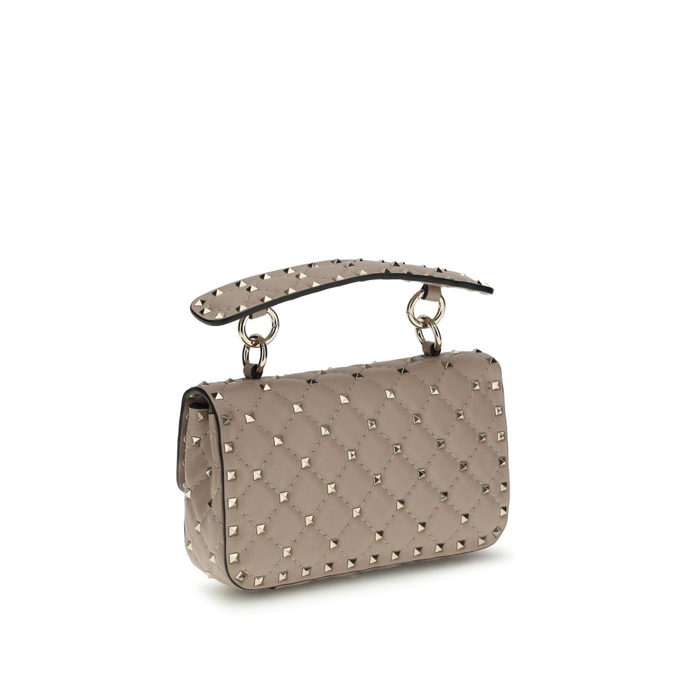 Beige Calf Leather Bos Taurus Handbag