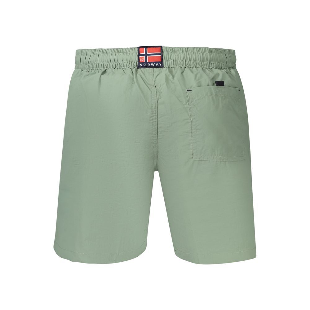 Green Poliammide Men's Swimwear