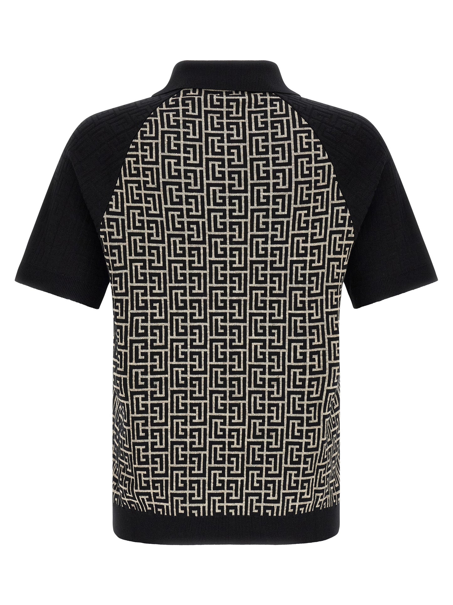 Bicolor Cotton Polo Shirt