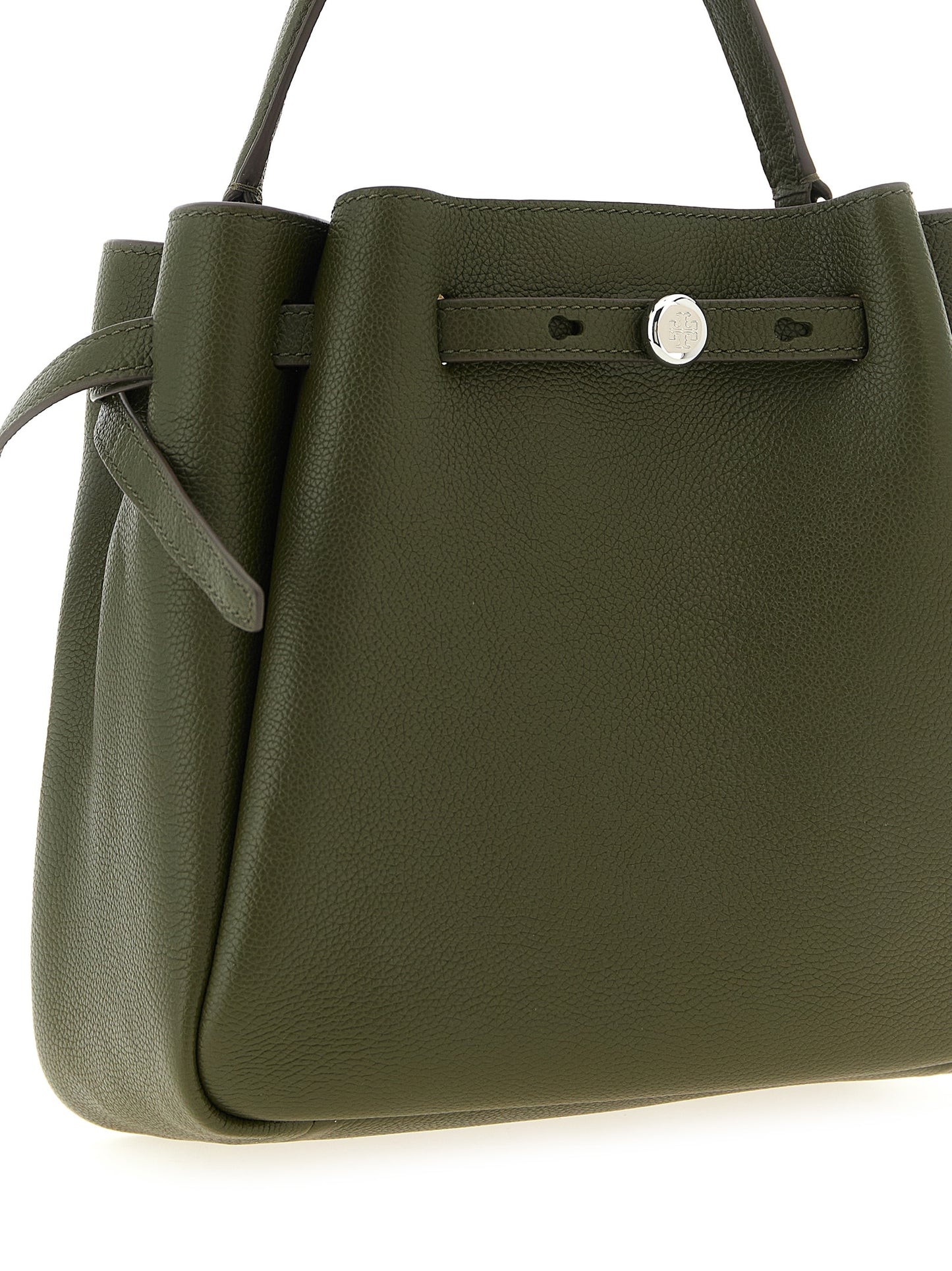 Bicolor Cowhide Crossbody Bag