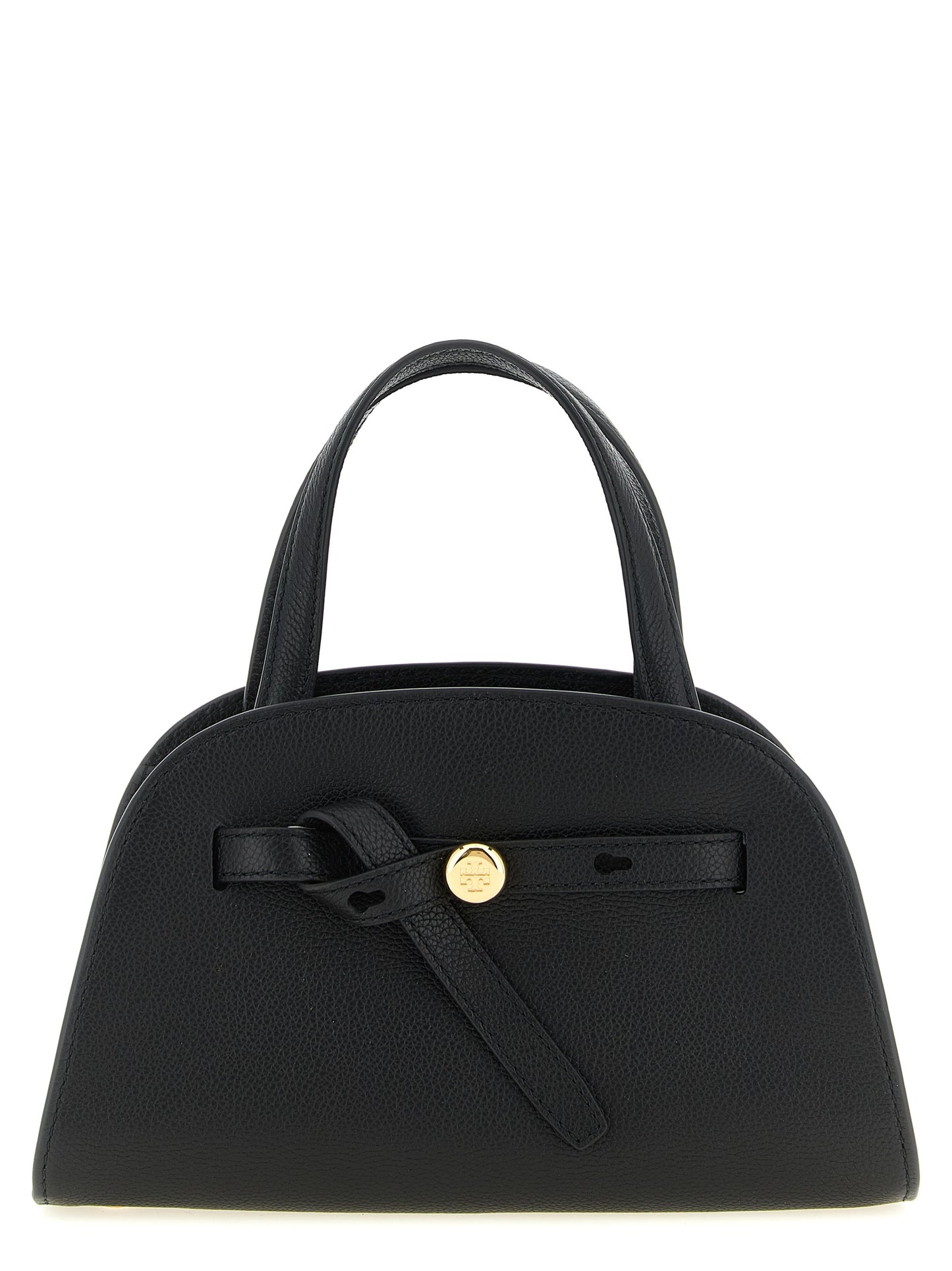 Black Cowhide Crossbody Bag