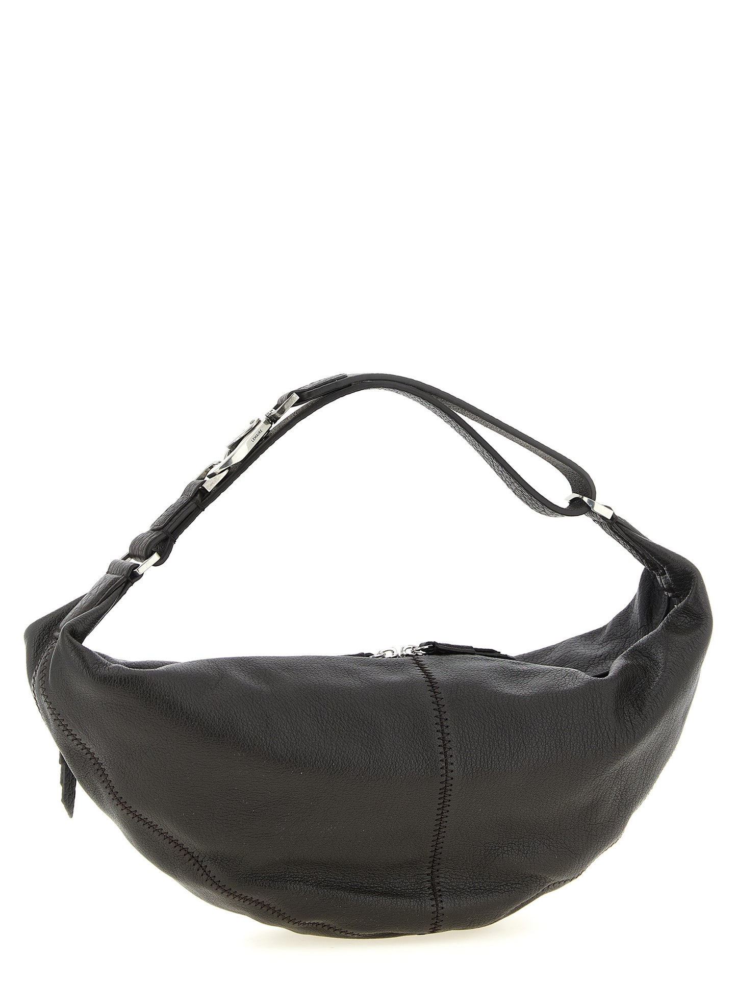 Brown Calfskin Shoulder Bag