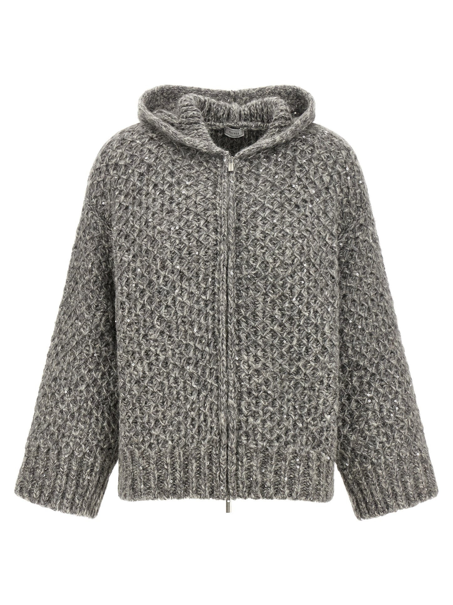 Gray Wool Cardigan