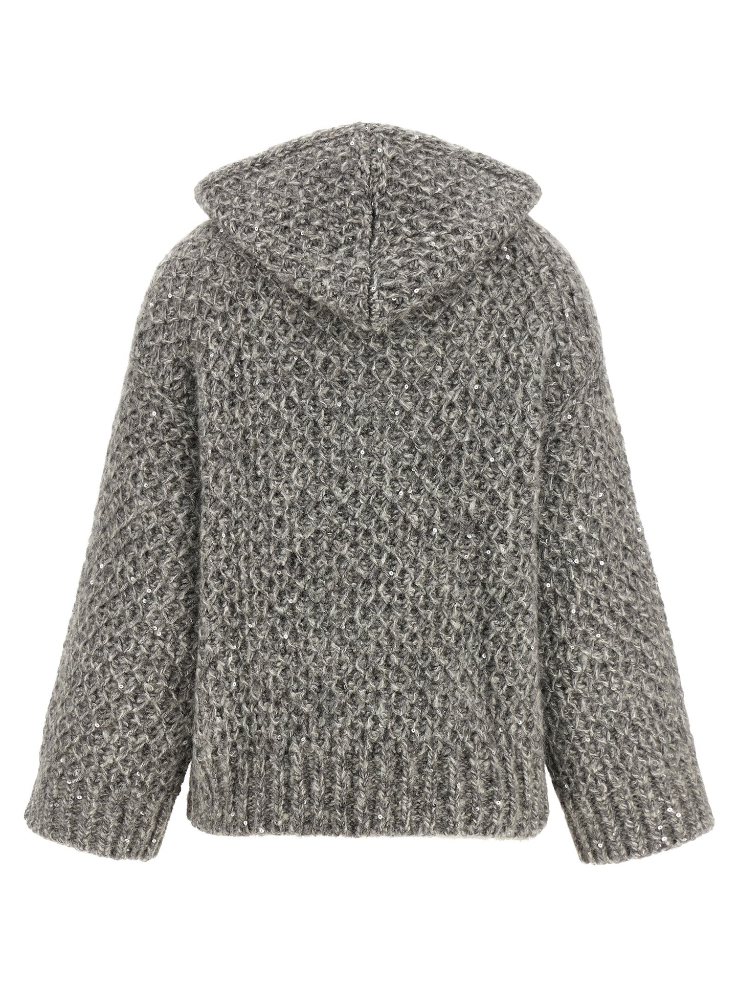 Gray Wool Cardigan