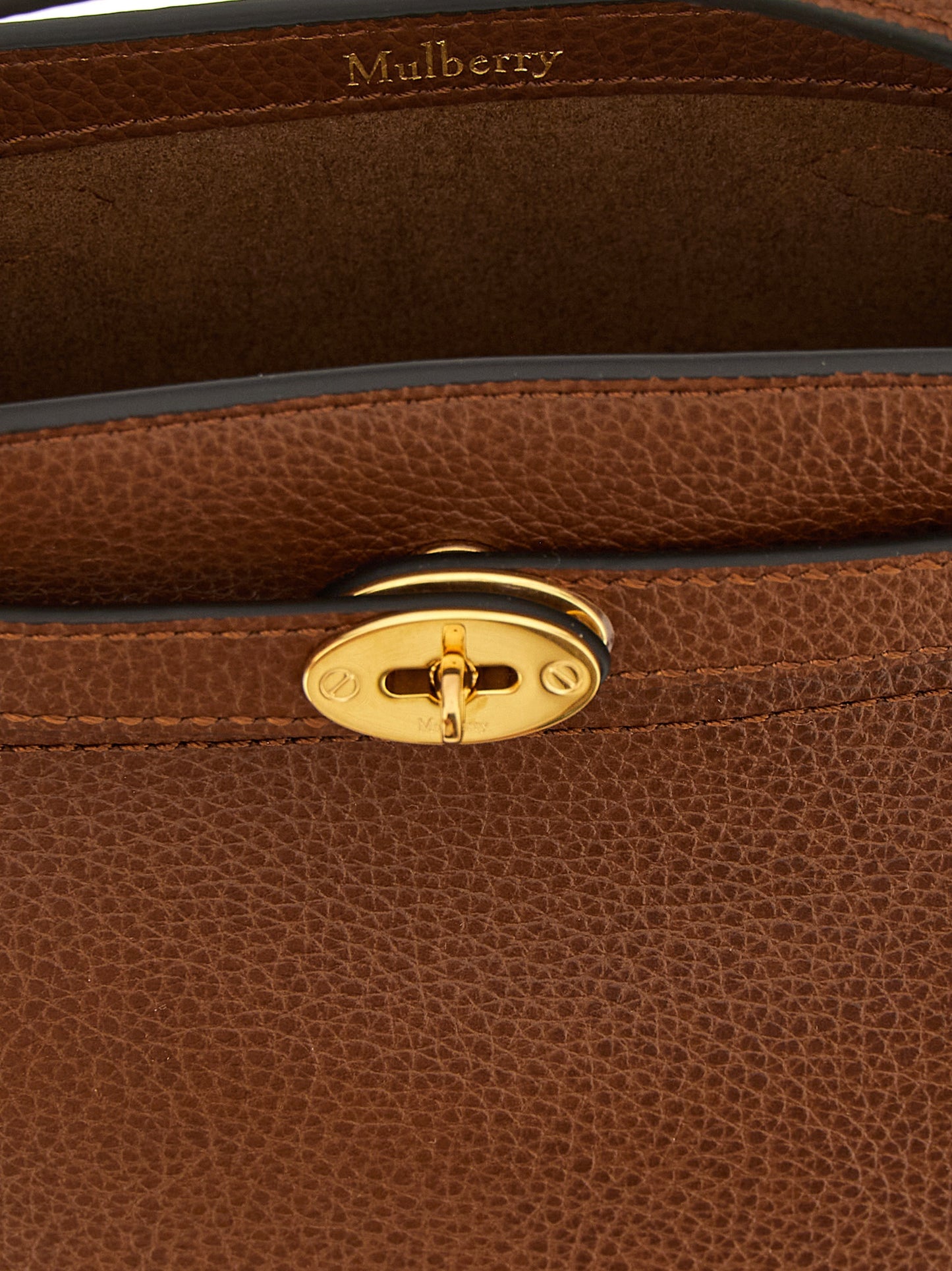 Brown Calfskin Crossbody Bag