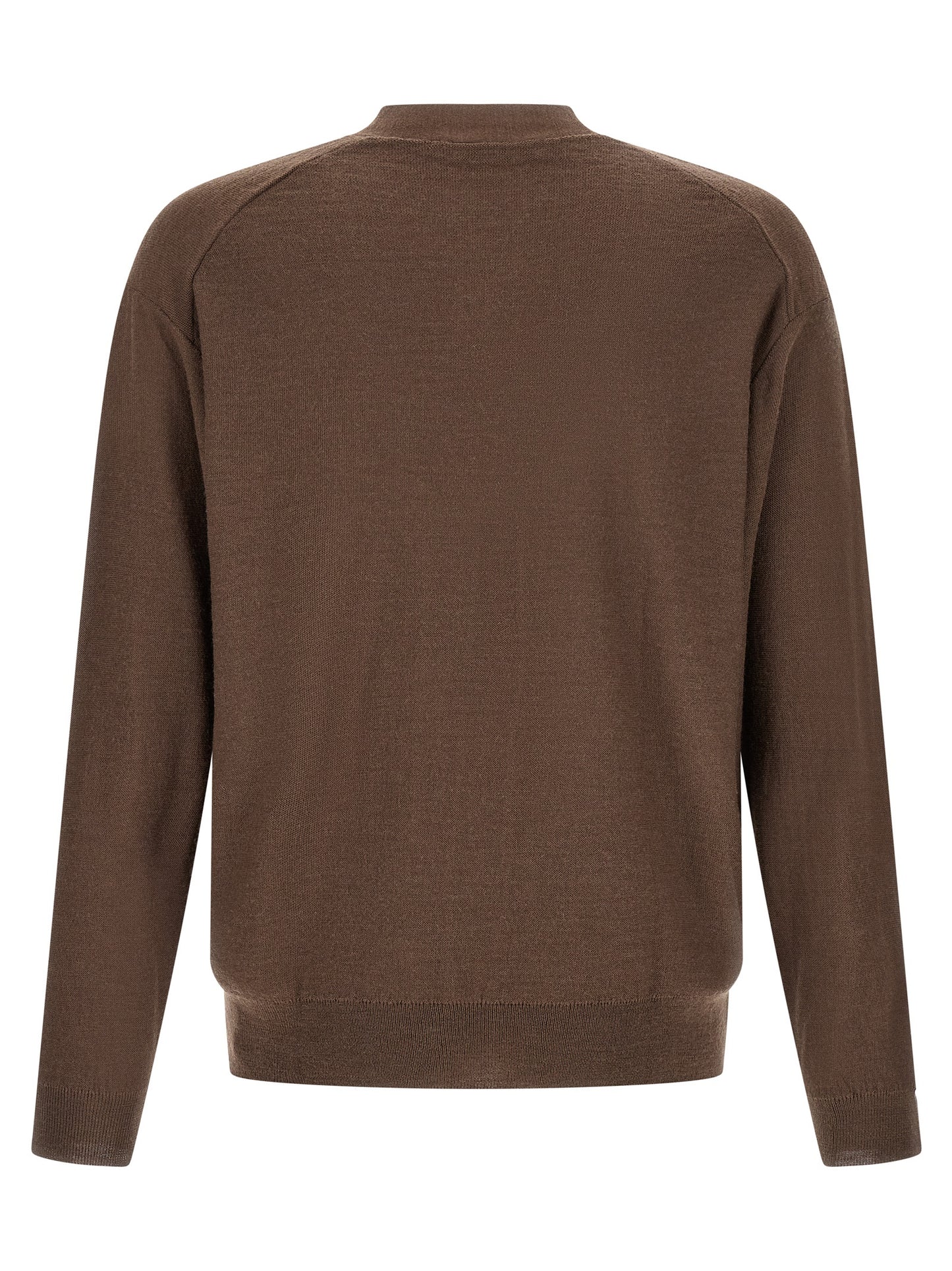 Brown Wool Cardigan