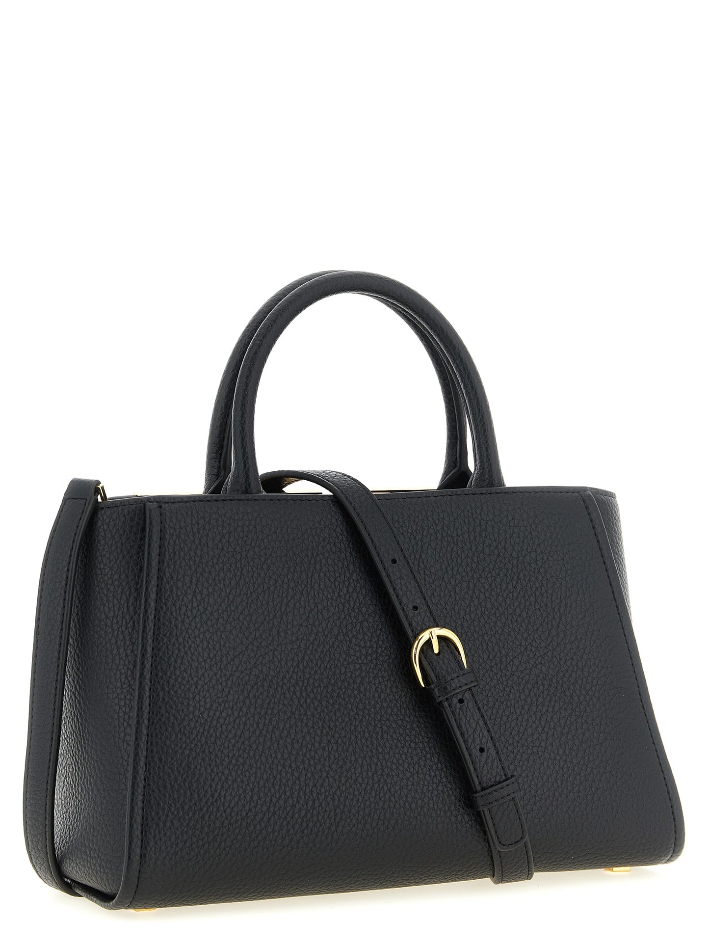 Black Polyester Tote Bag