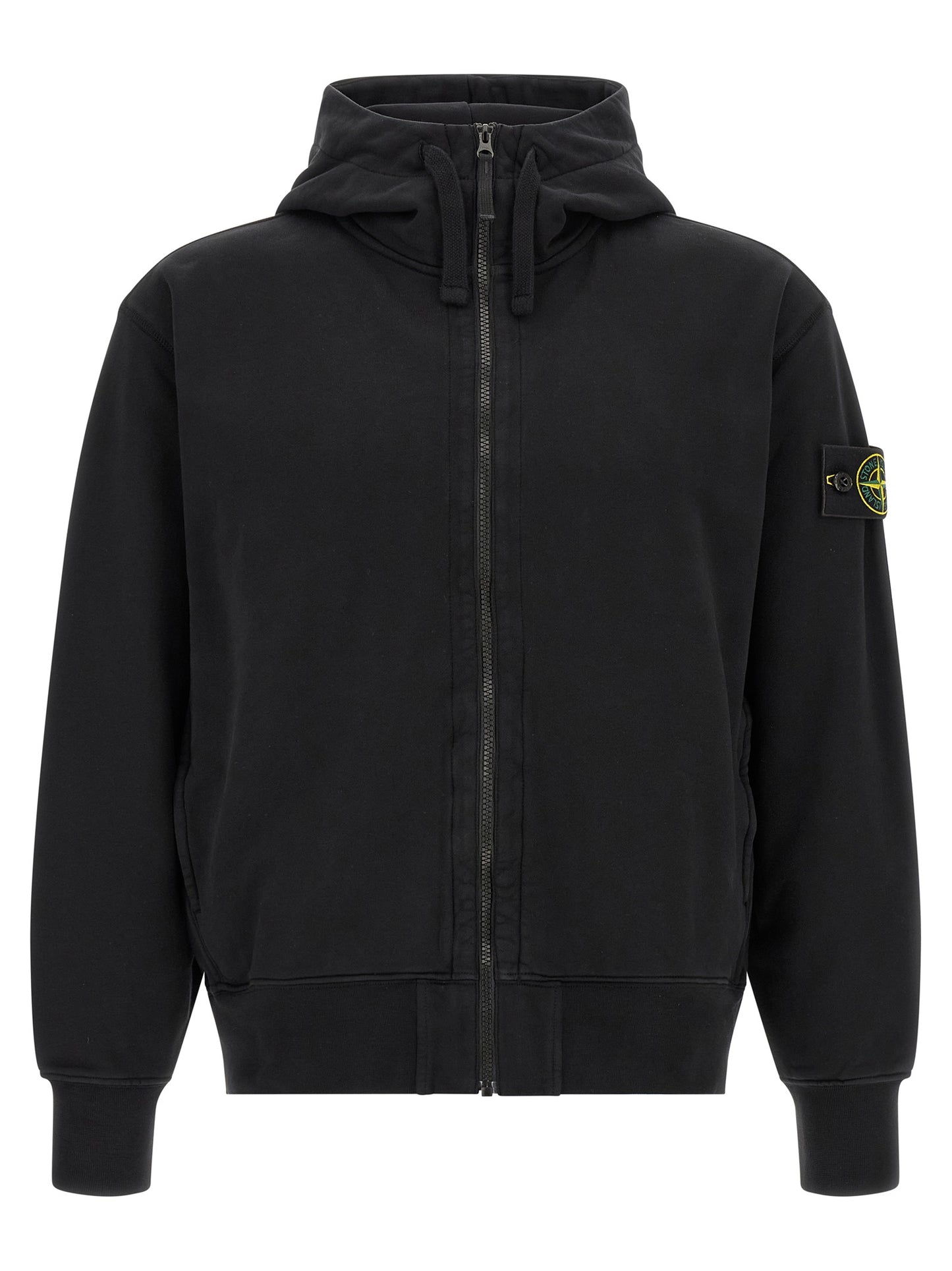 Black Cotton Sweatshirt
