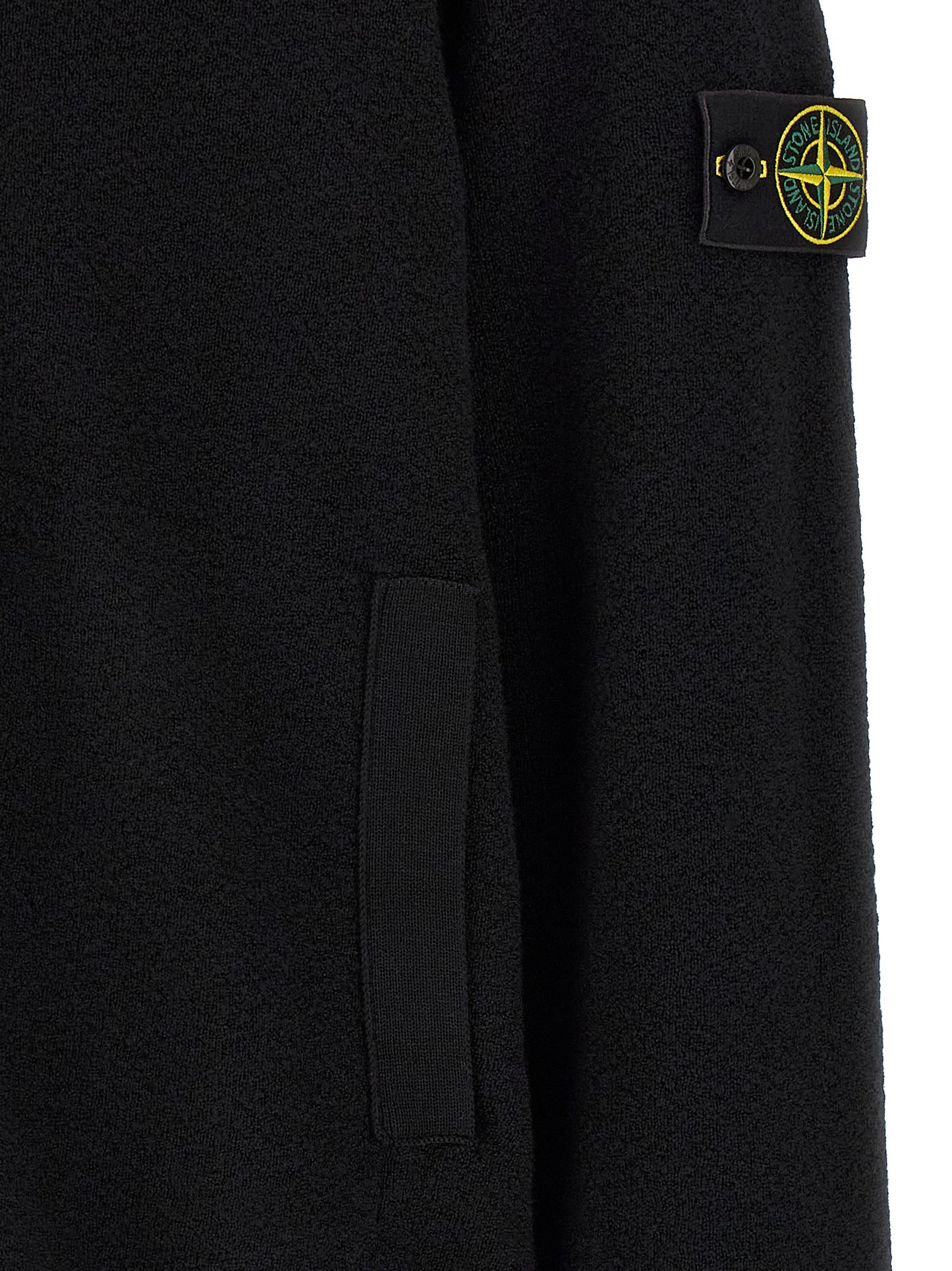 Black Virgin Wool Cardigan