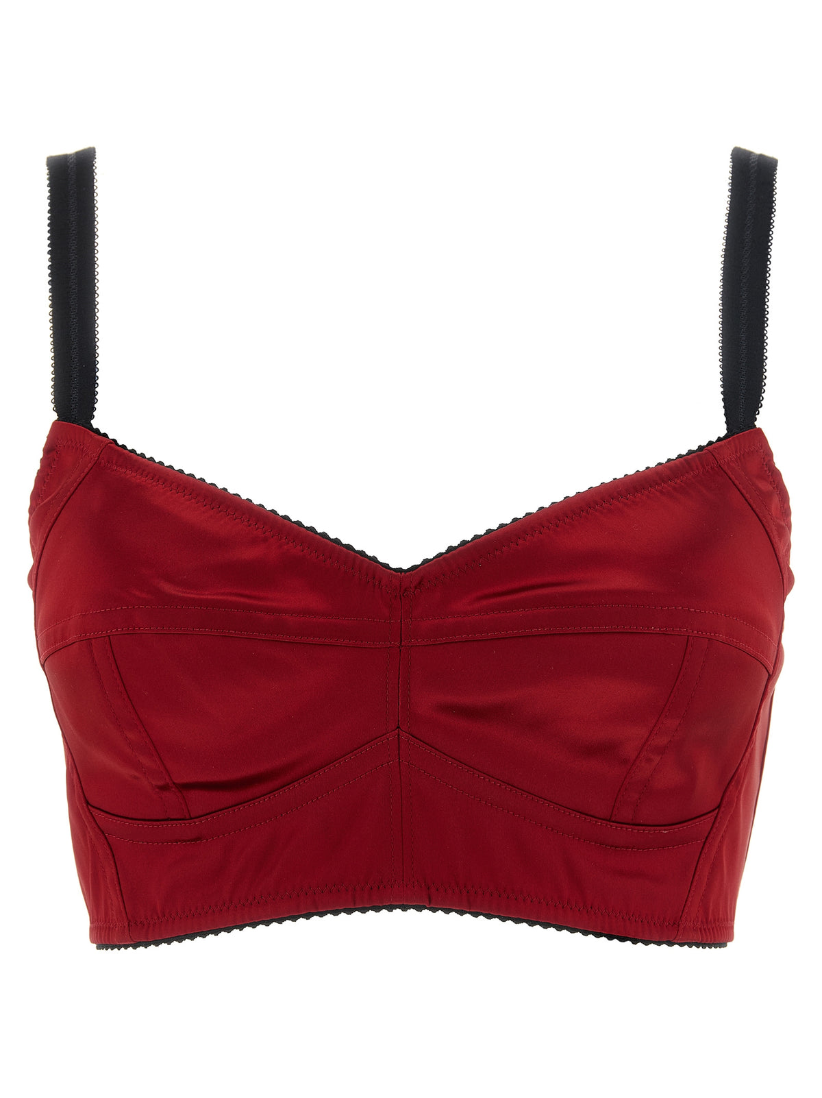 Red Acetate Tank Tops