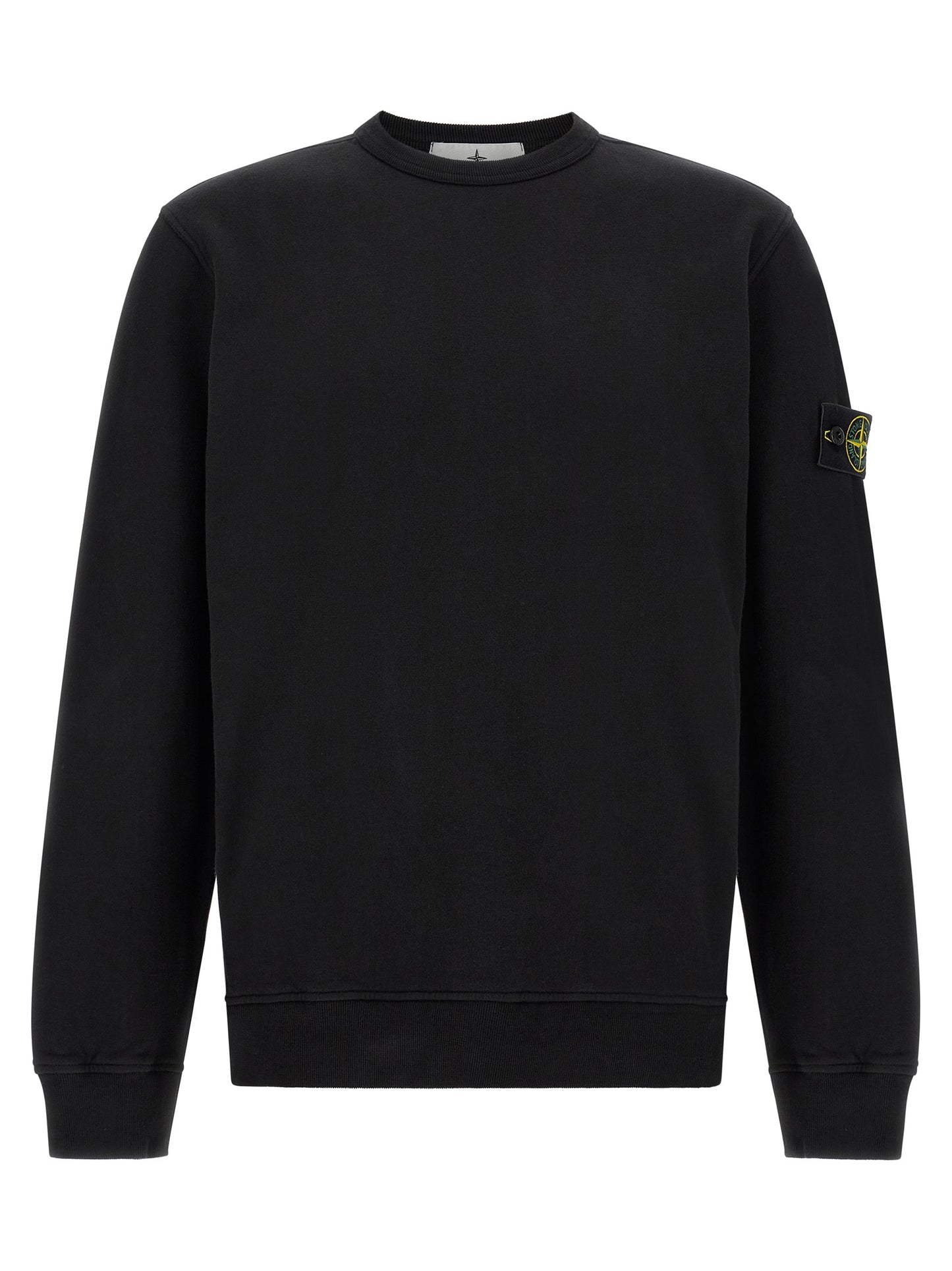 Black Cotton Sweatshirt