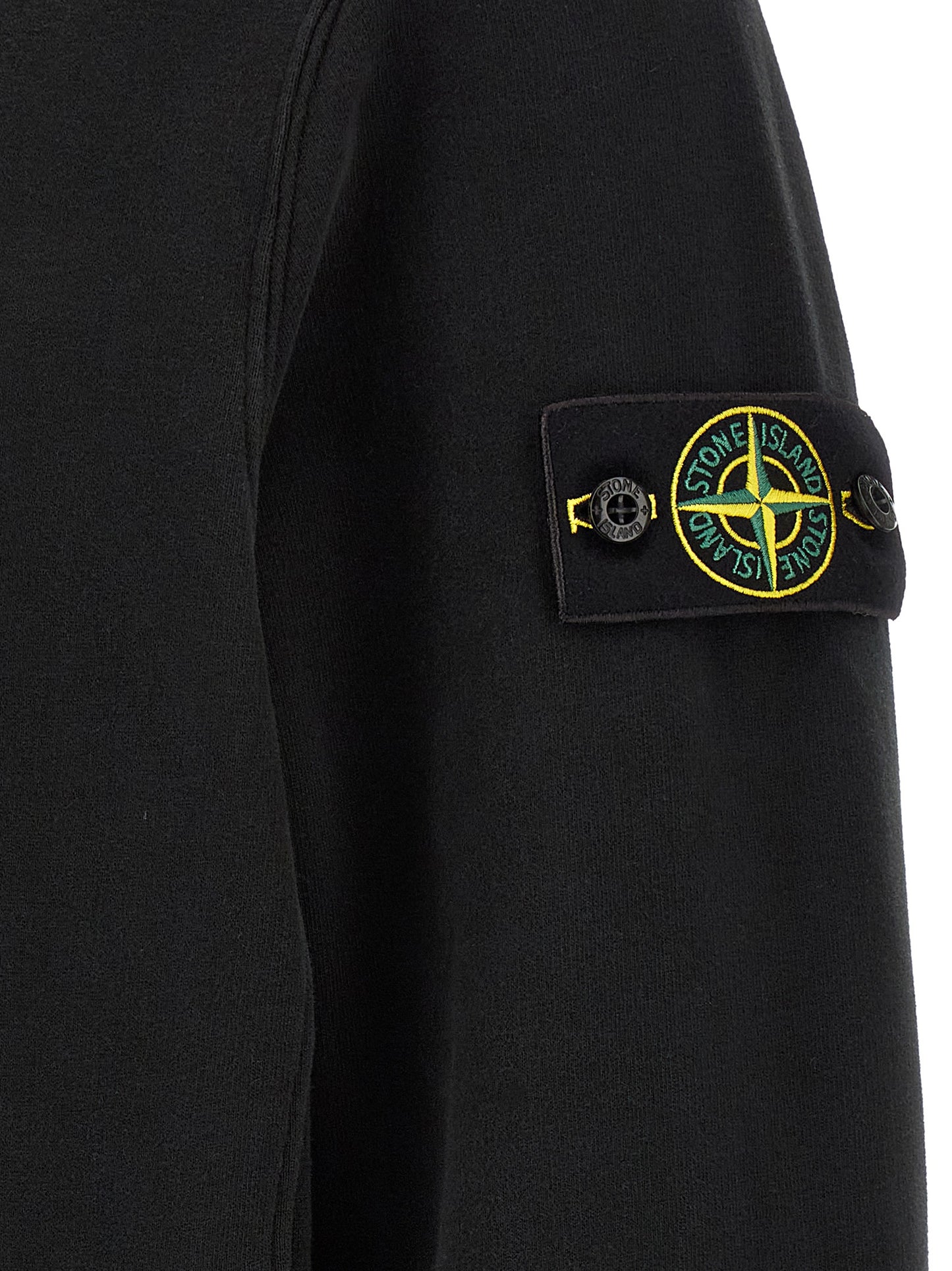 Black Cotton Sweatshirt