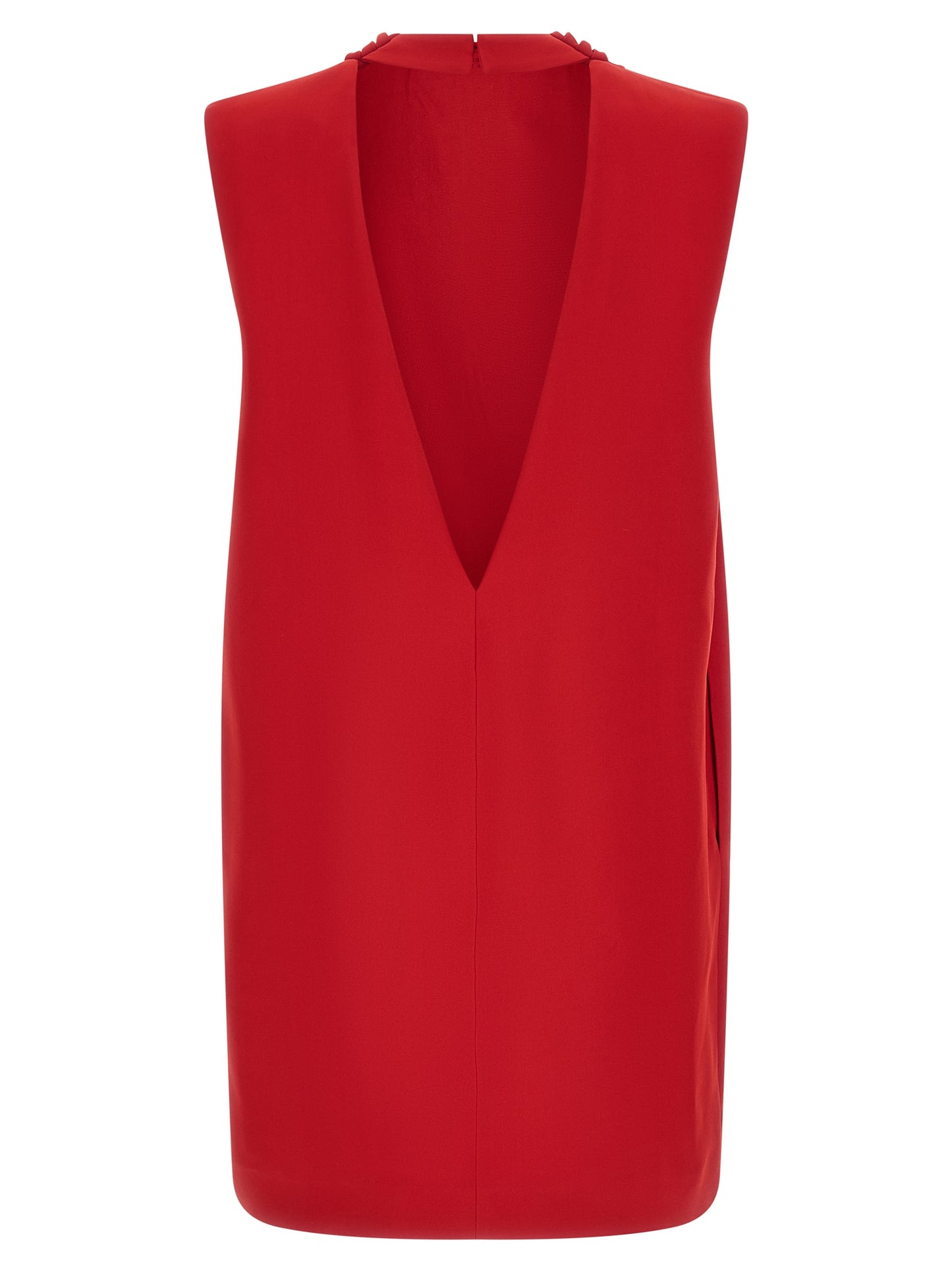 Multicolor Silk Short Dress