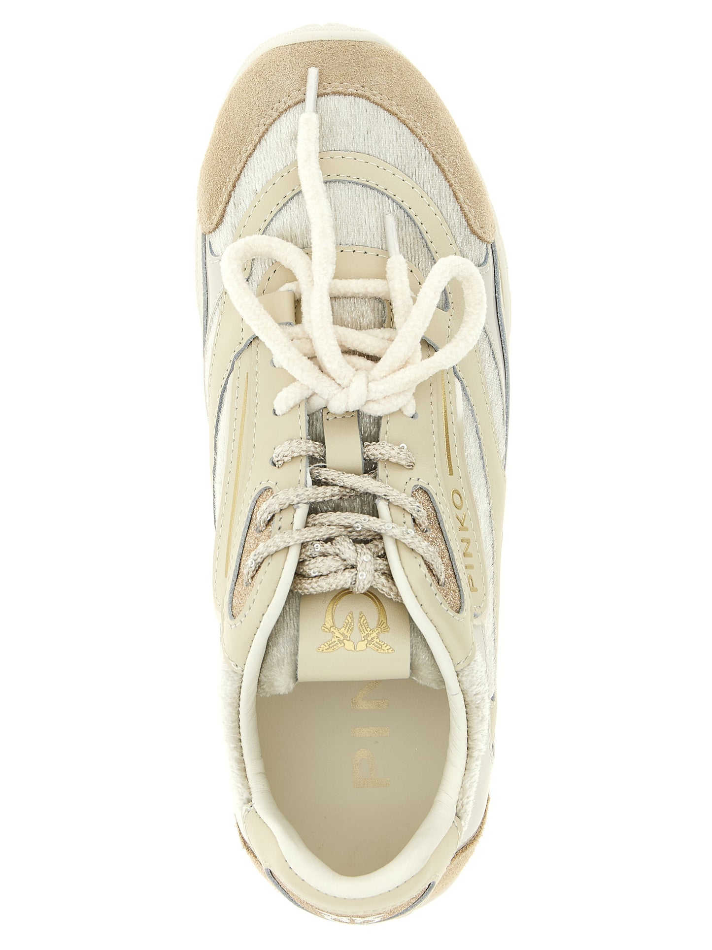 White Leather Low Top Sneakers