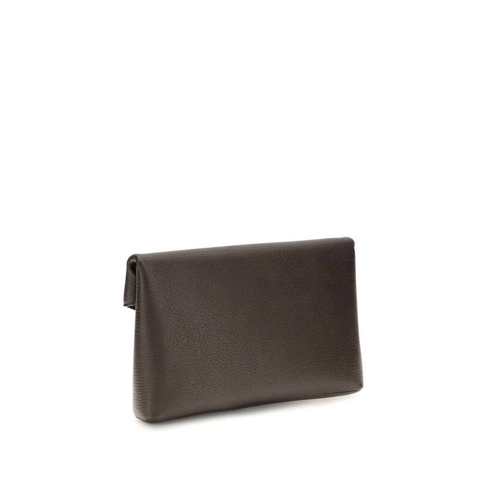 Brown Lamb Ovis Aries Clutch Bag