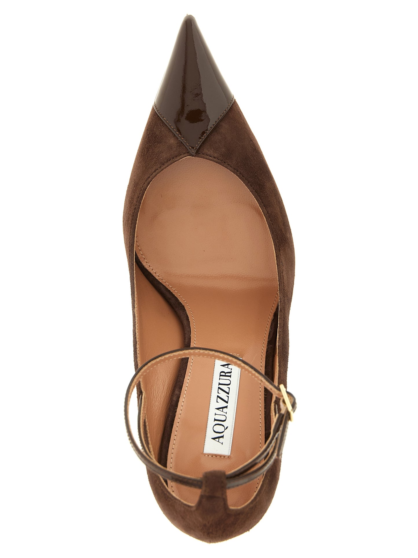 Brown Calfskin High Heel Pumps