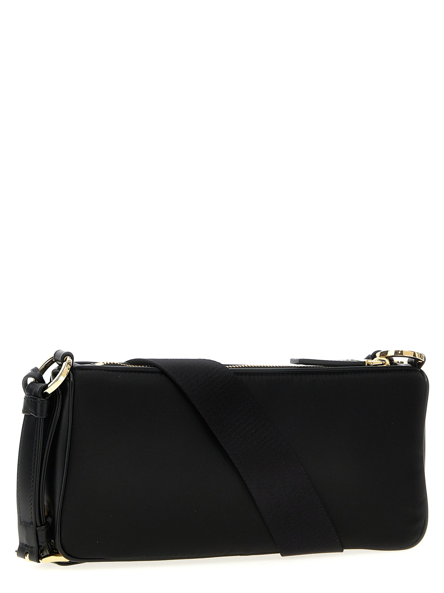 Black Polyamide Shoulder Bag