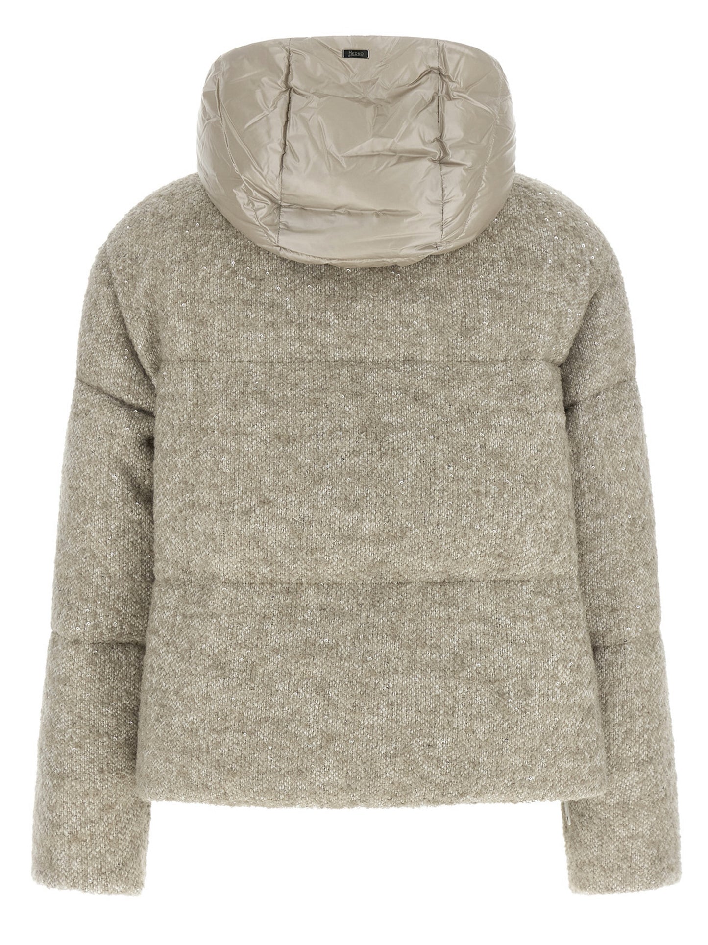 Beige Wool Full-Length Jacket
