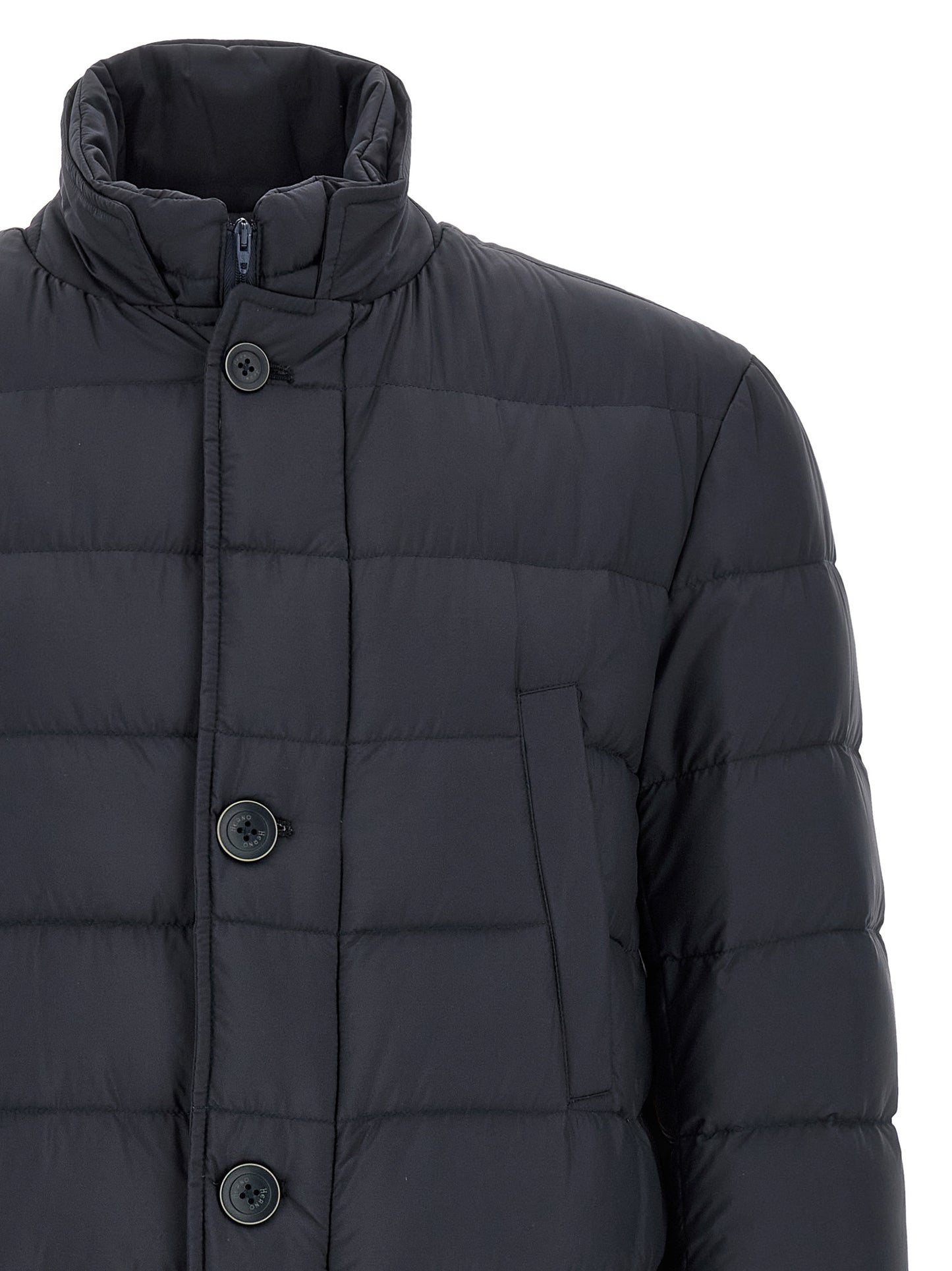 Blue Polyamide Coat