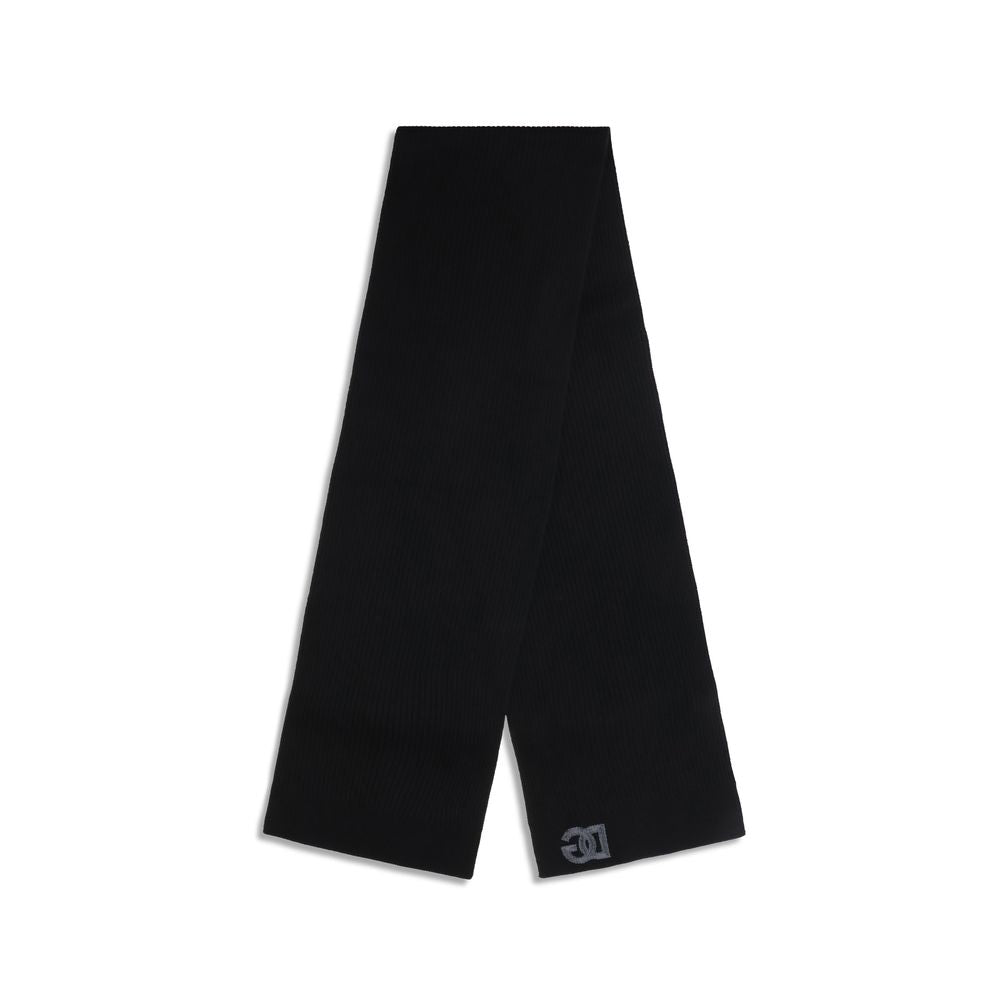 Black Wool Oves Aries Scarf
