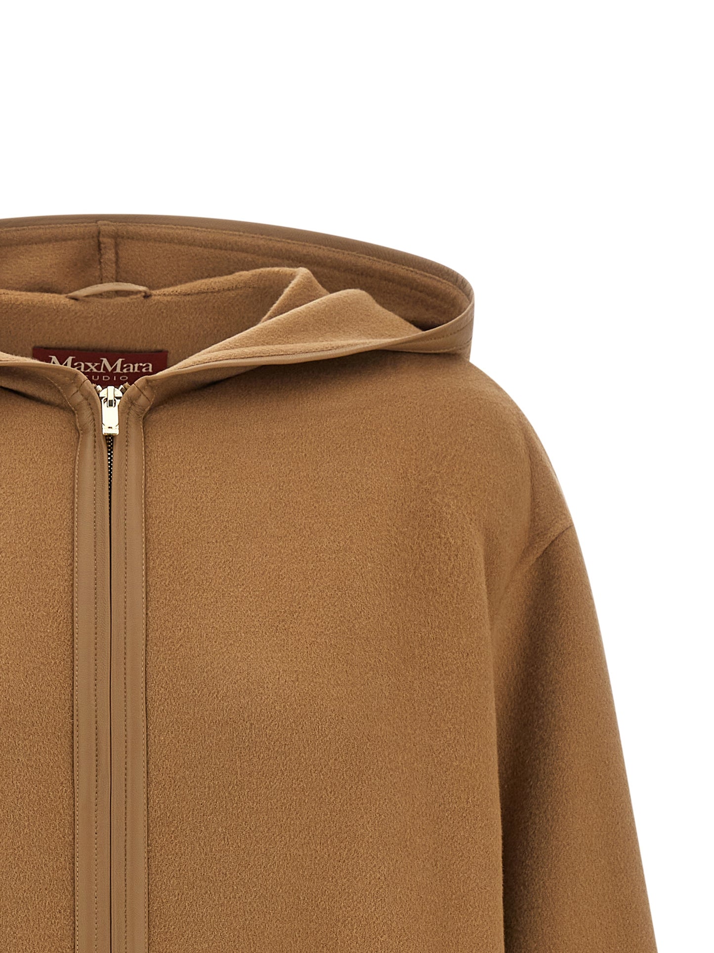 Beige Virgin Wool Coat