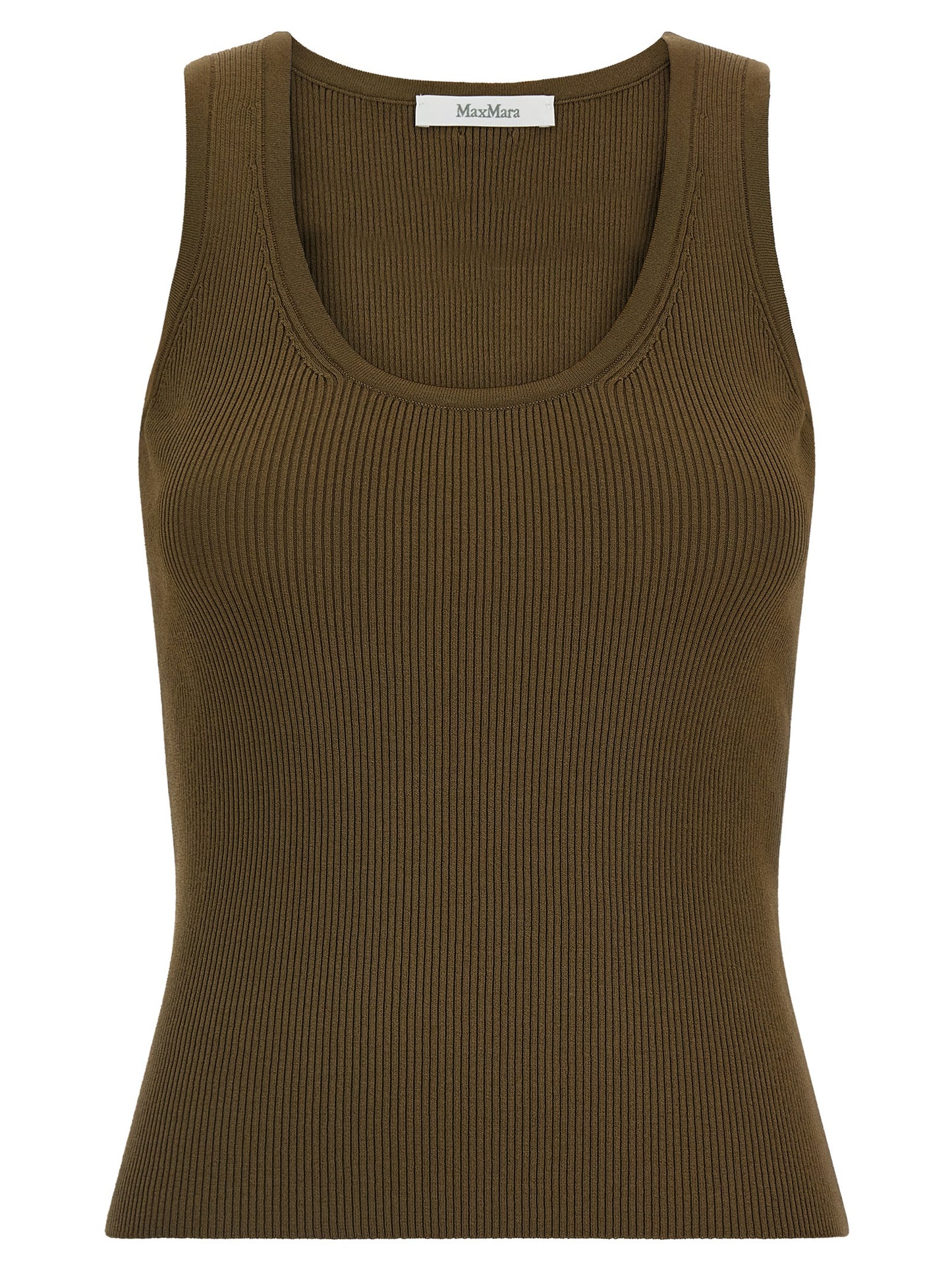 Bicolor Viscose Sleeveles T-Shirt