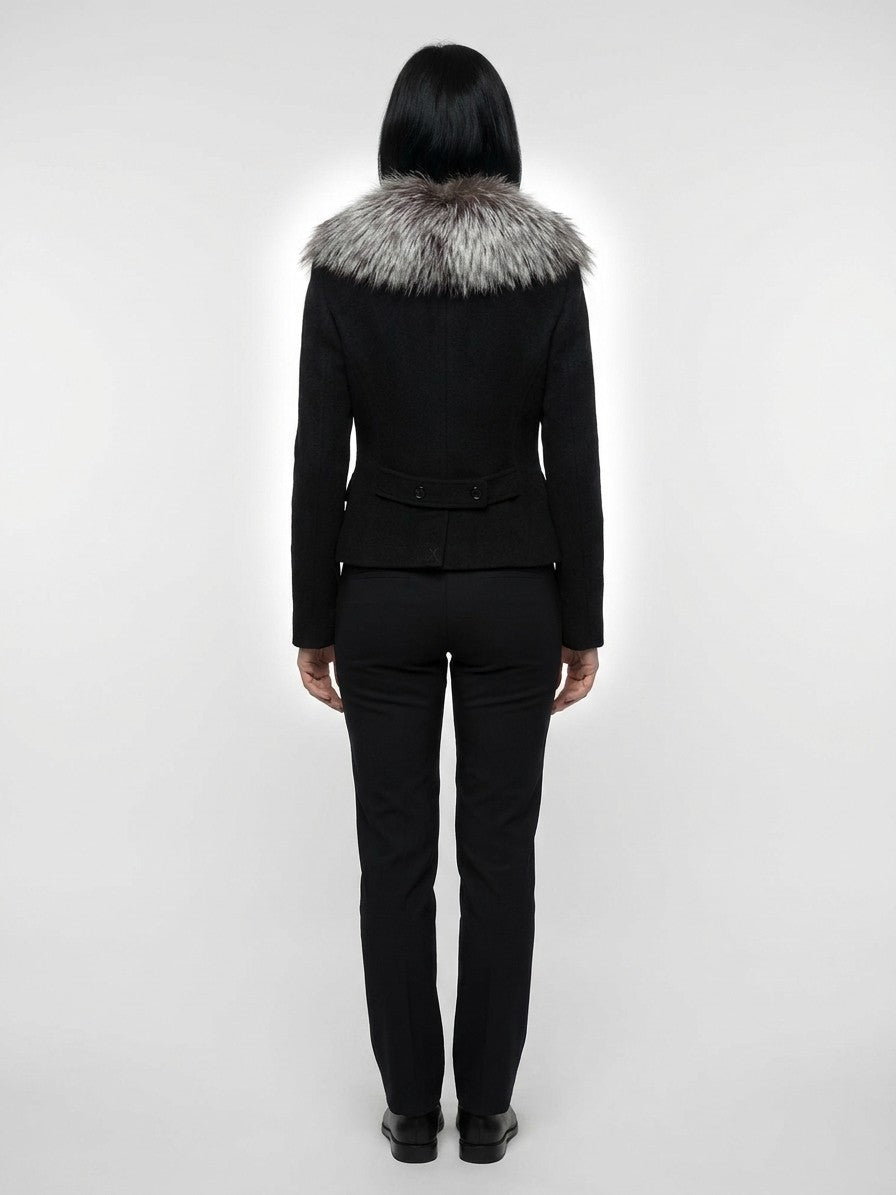 Black Virgin Wool Jacket