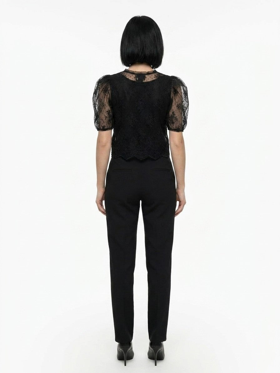 Black Nylon T-Shirt