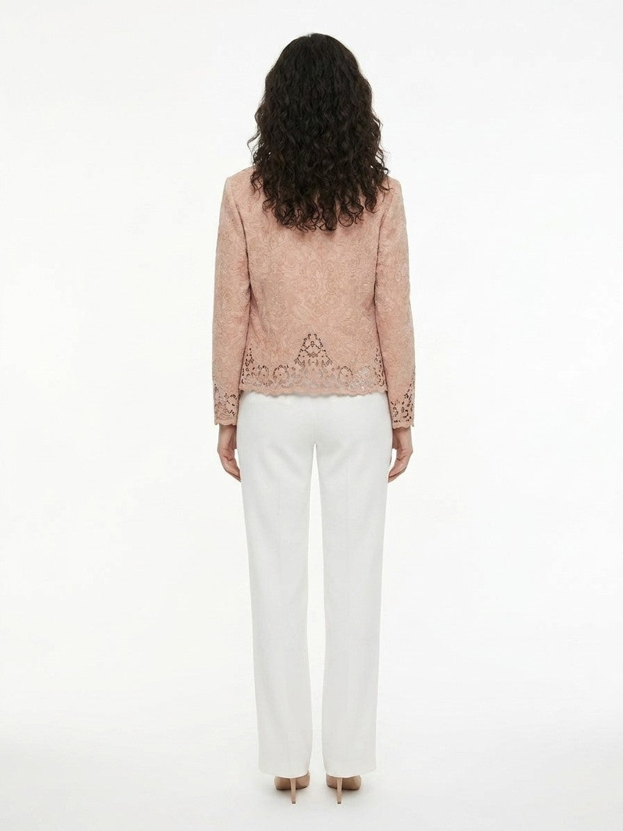 Beige Acetate Jacket