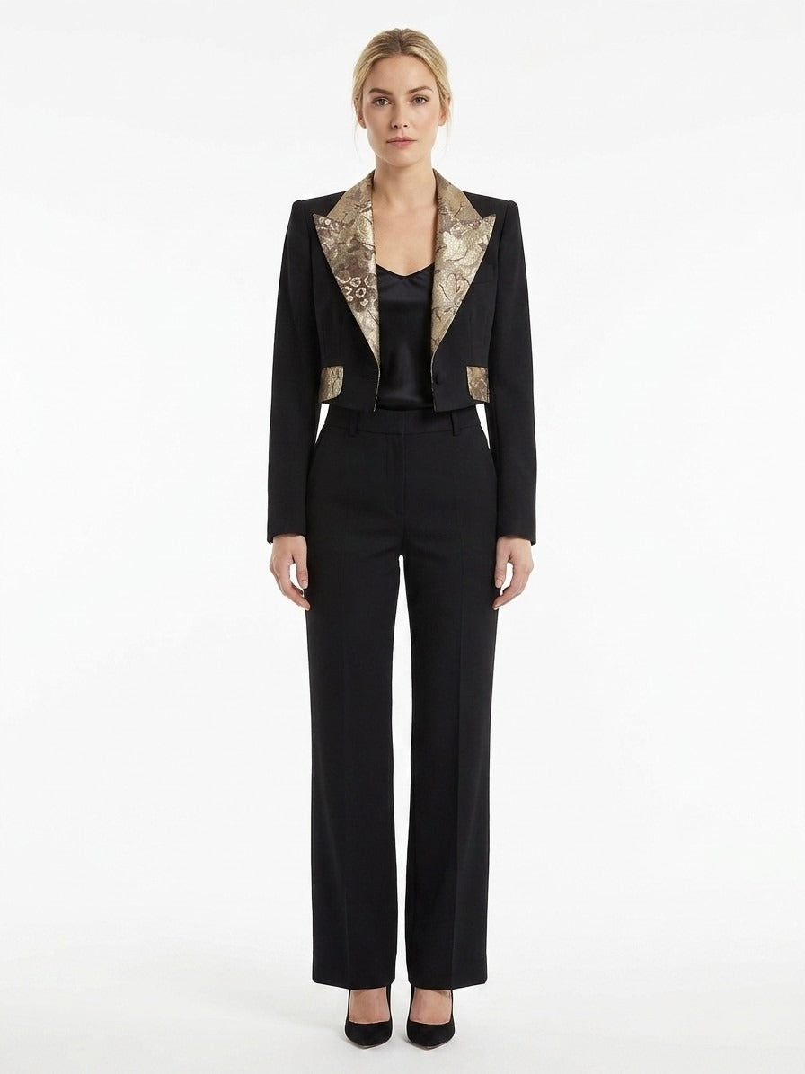 Black Elastane Jacket