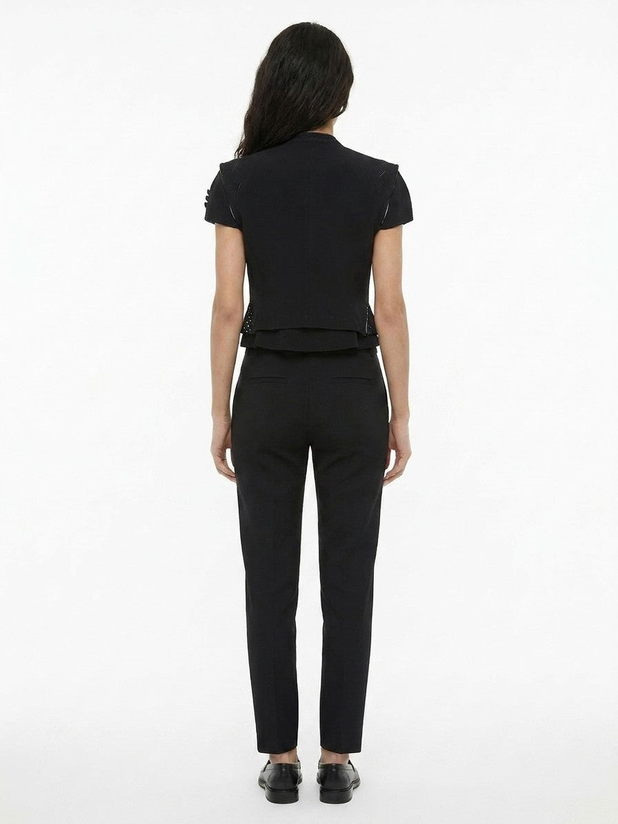 Black Elastane Jacket