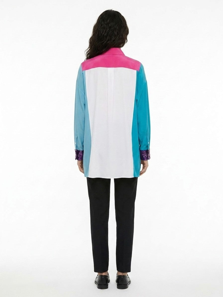 Multicolor Cotton Dress Shirt