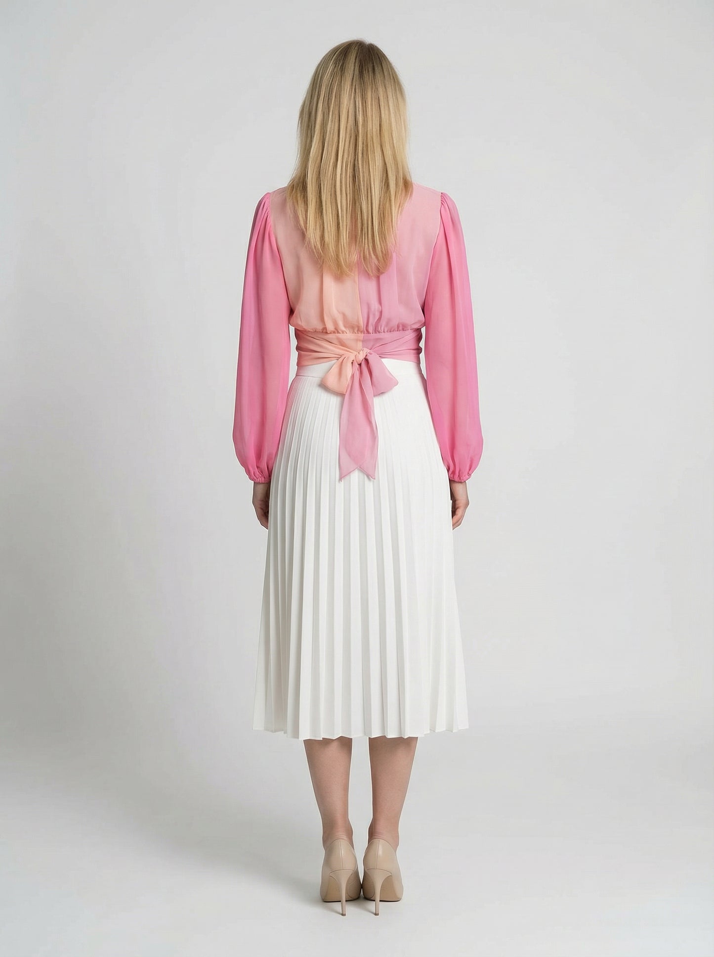 Pink Silk T-Shirt