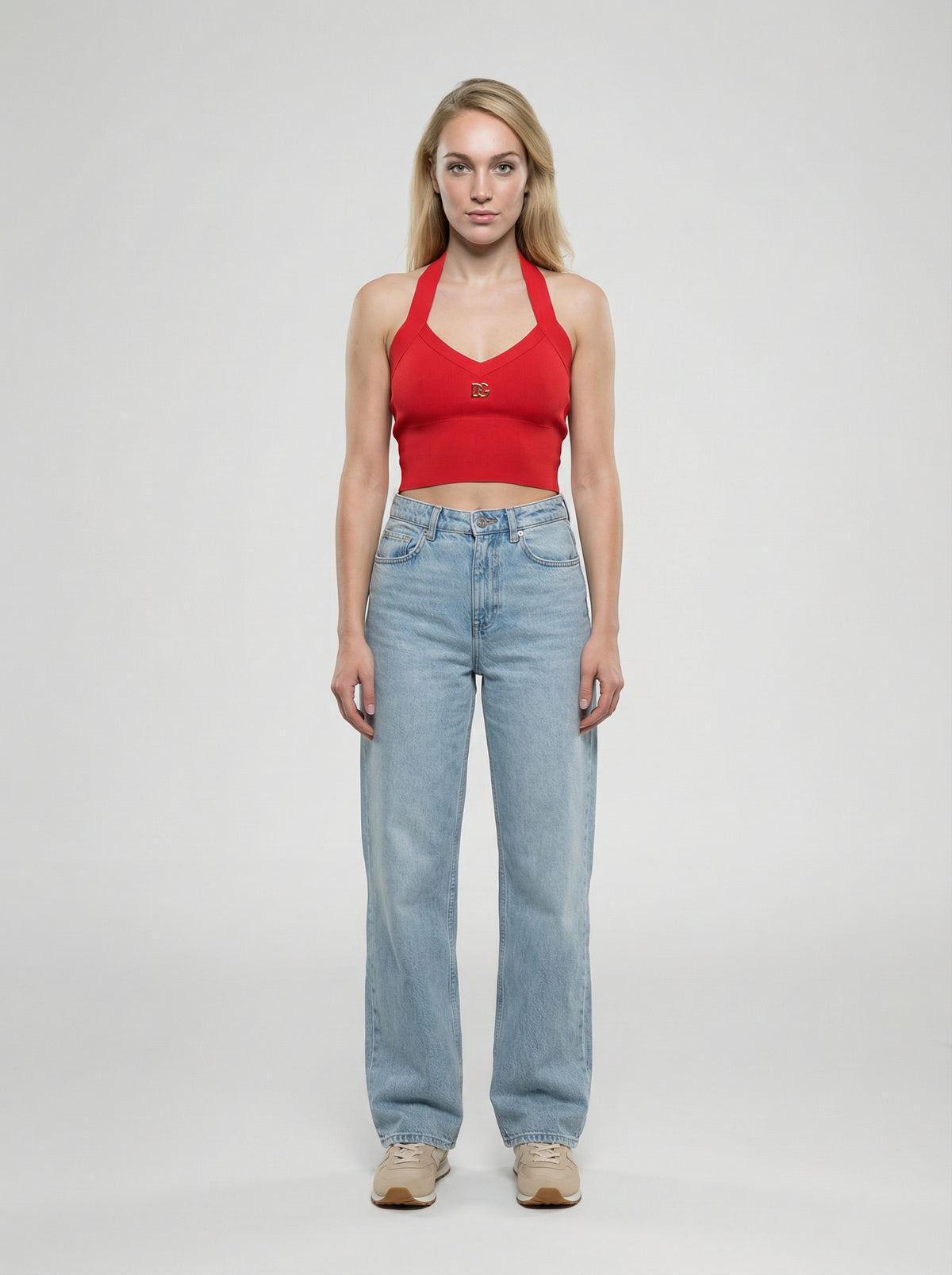 Red Cashmere Tank Tops