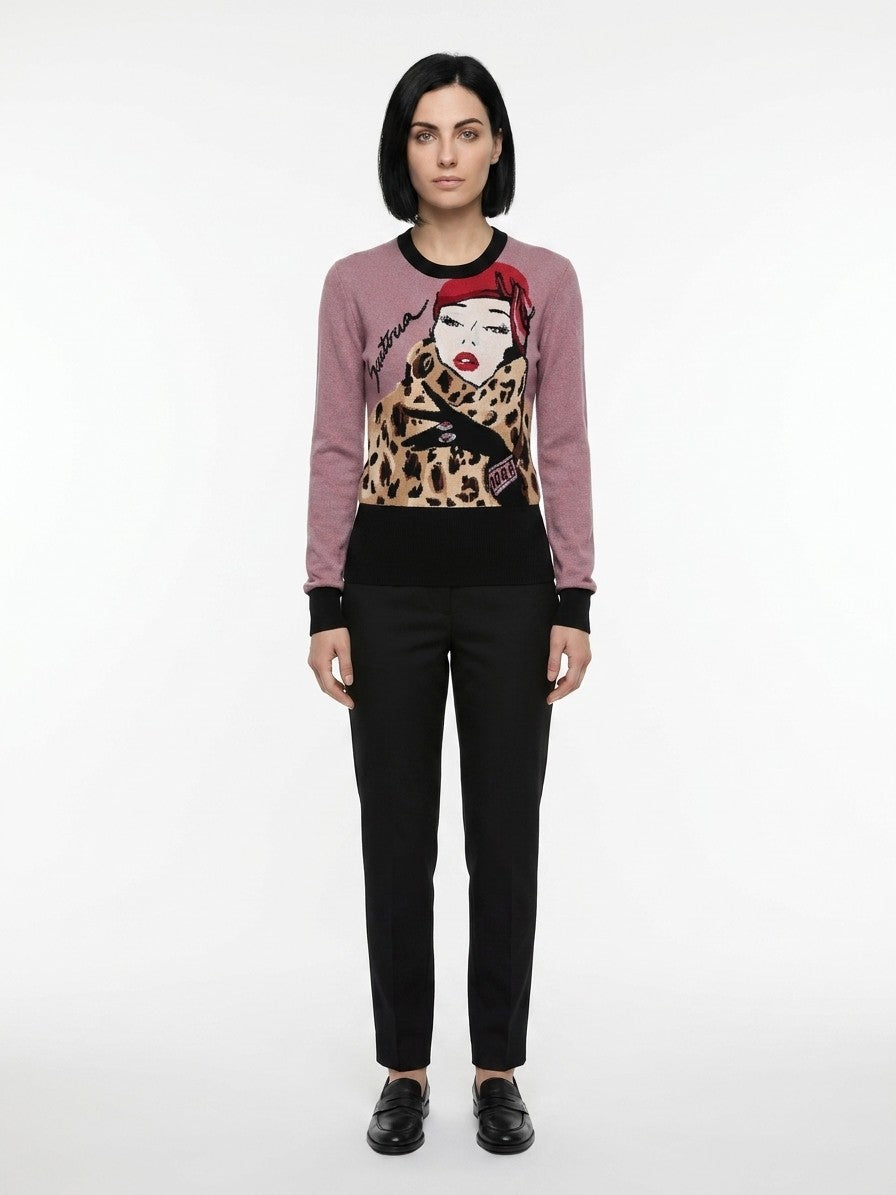 Multicolor Cashmere Sweatshirt
