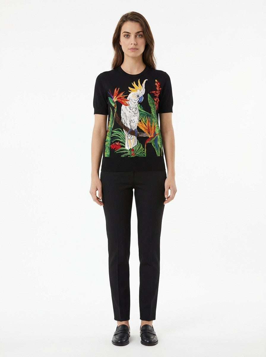 Multicolor Silk Sweater