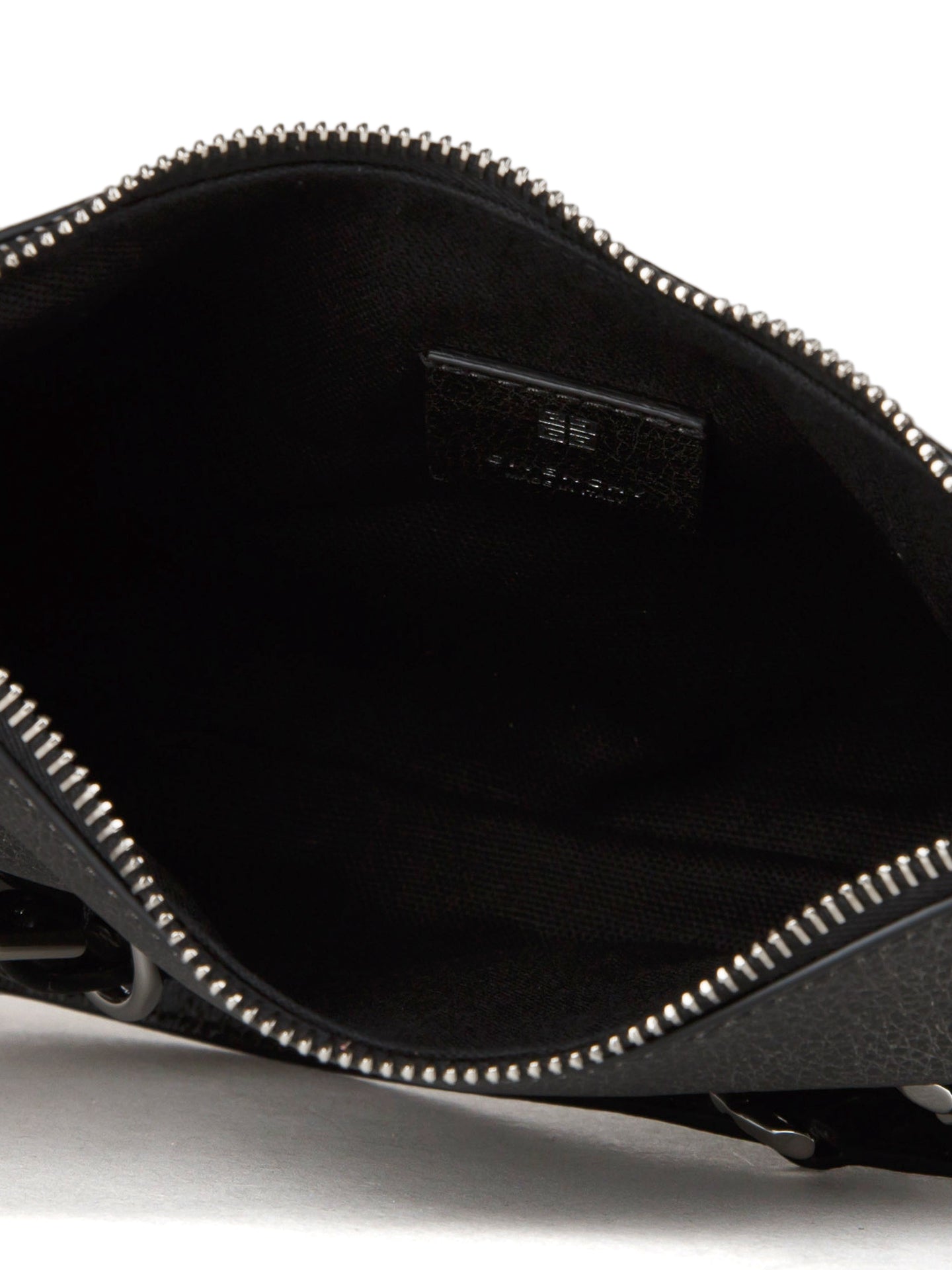 Gray Calfskin Shoulder Bag
