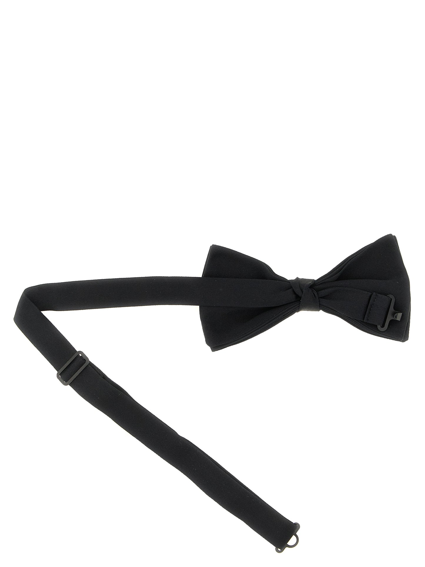 Black Silk Bowtie