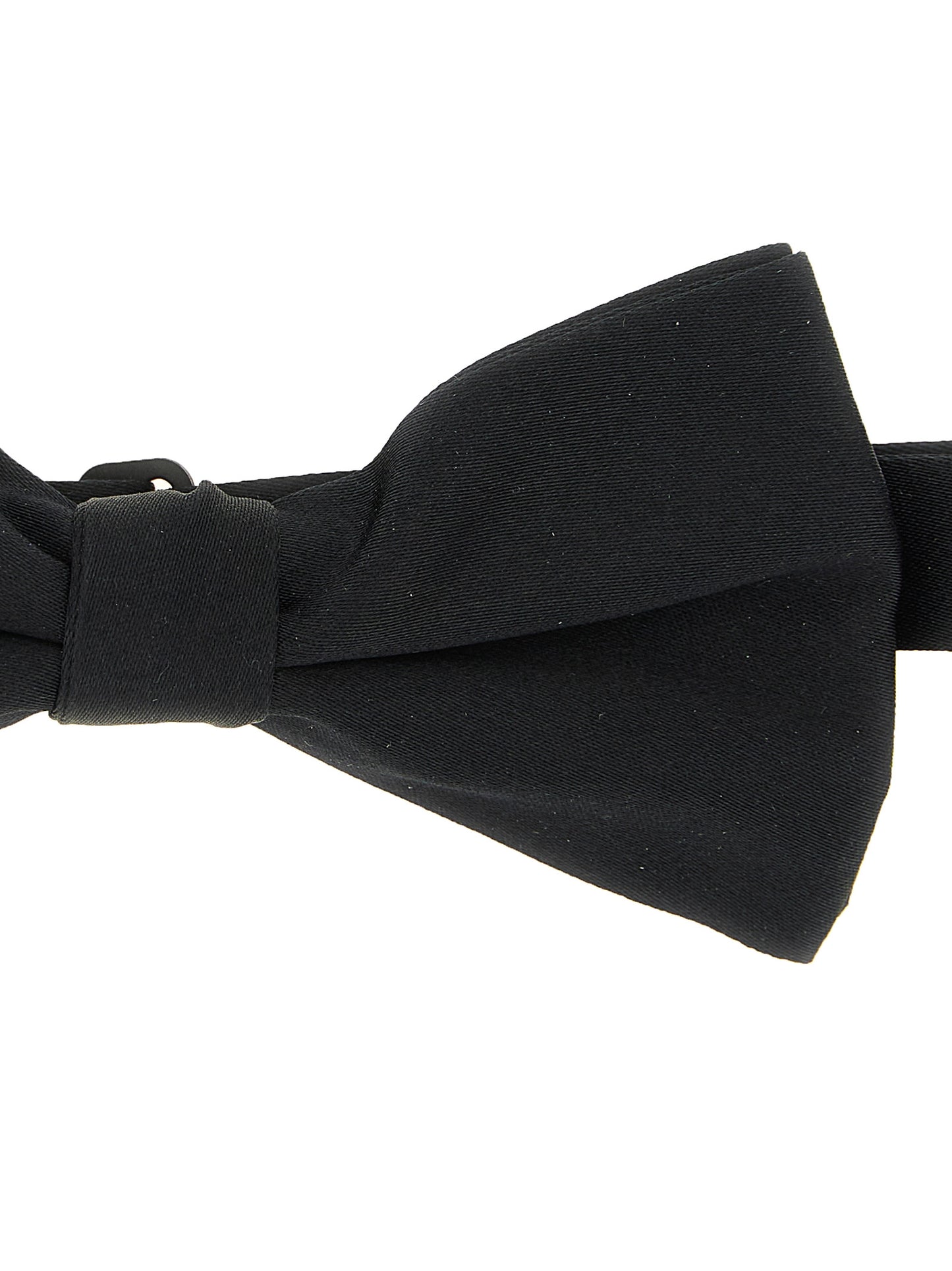 Black Silk Bowtie
