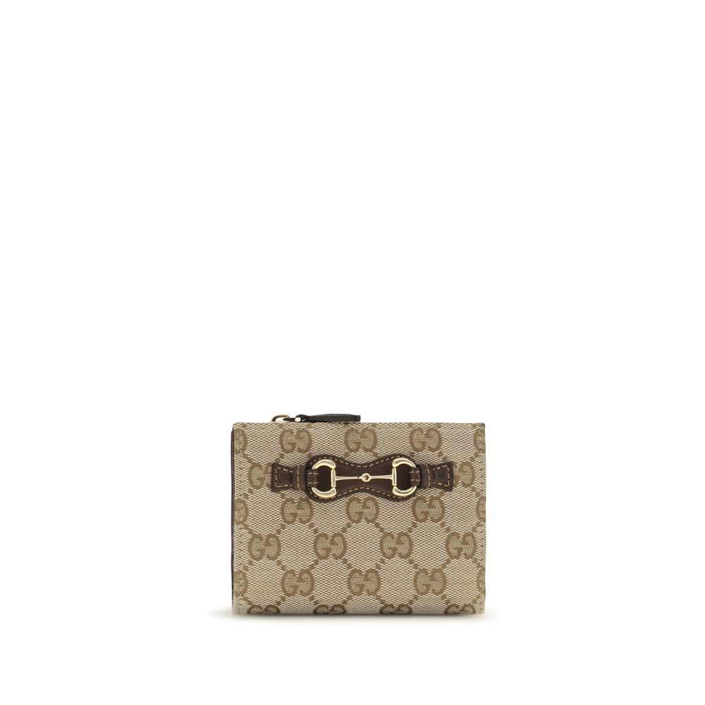 Brown Cotton Wallet