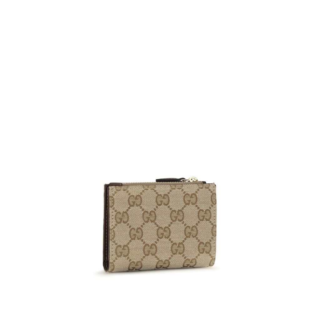 Brown Cotton Wallet