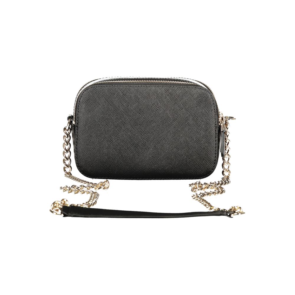 Black Polyurethane Women's Handbag