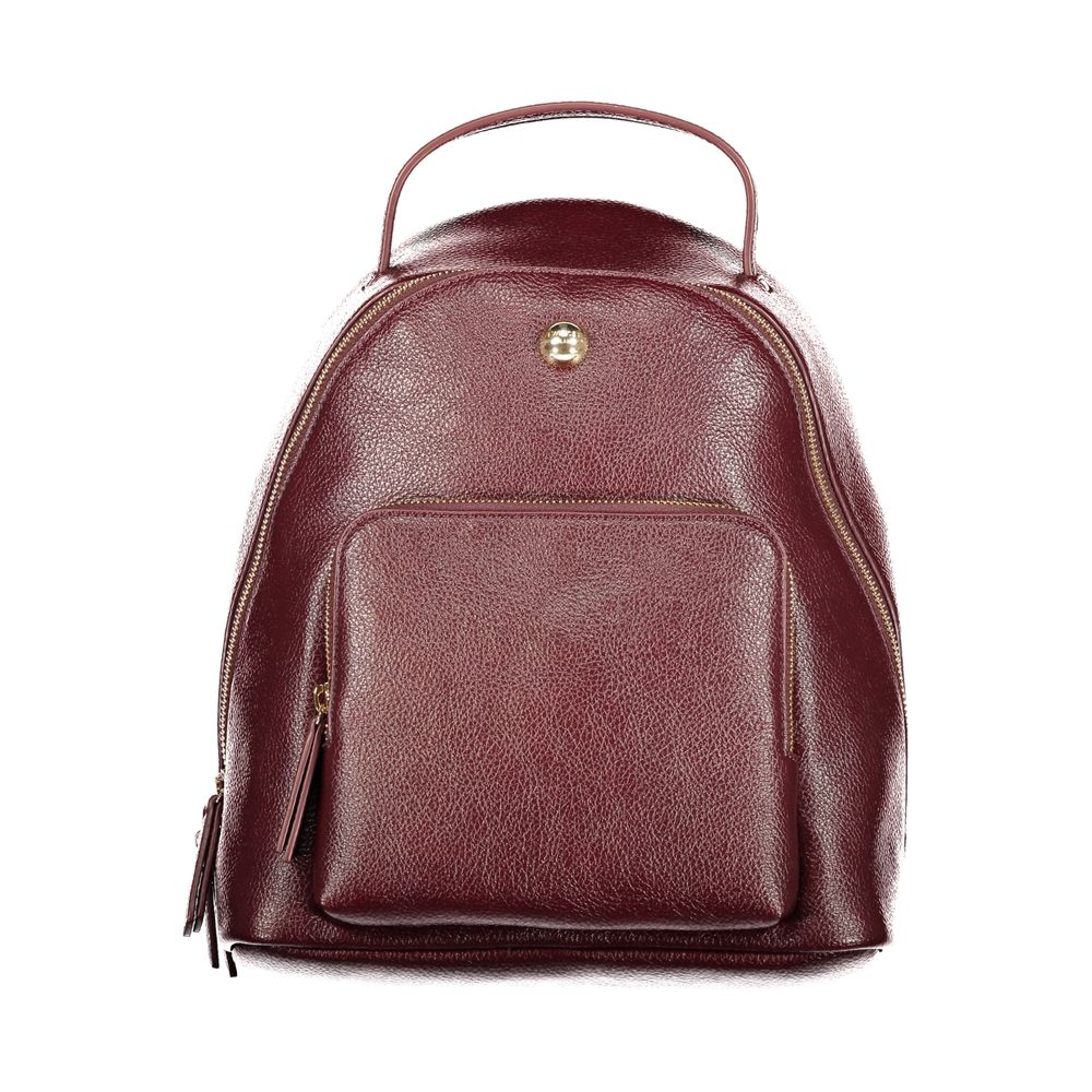 Red Polyethylene Backpack
