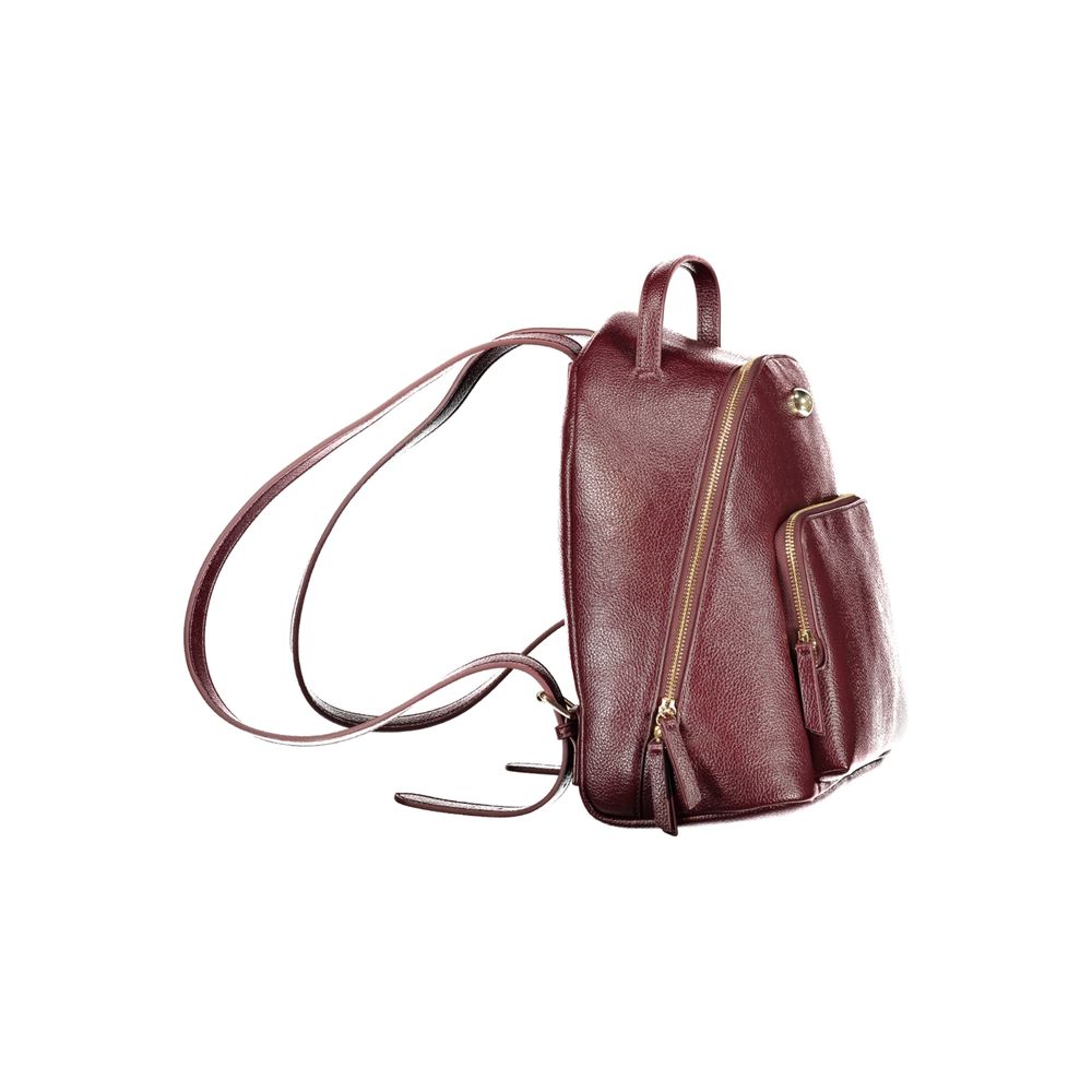 Red Polyethylene Backpack