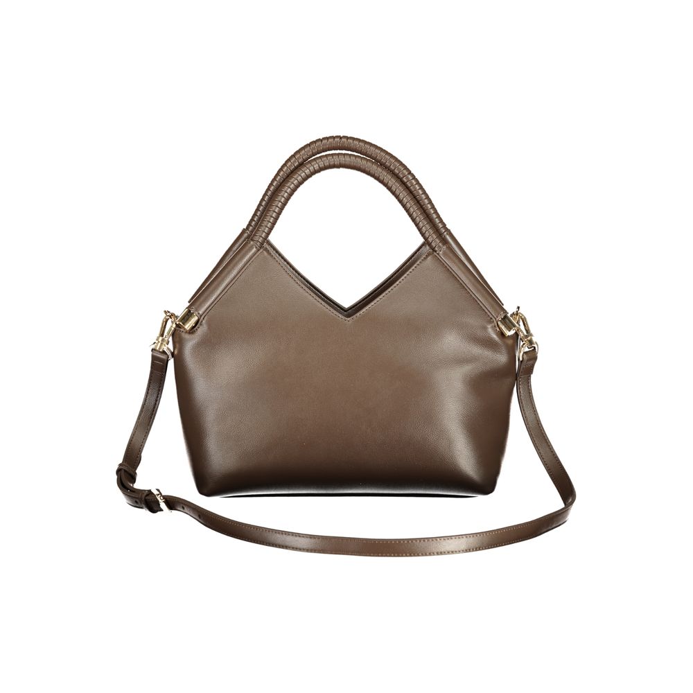 Brown Polyethylene Handbag