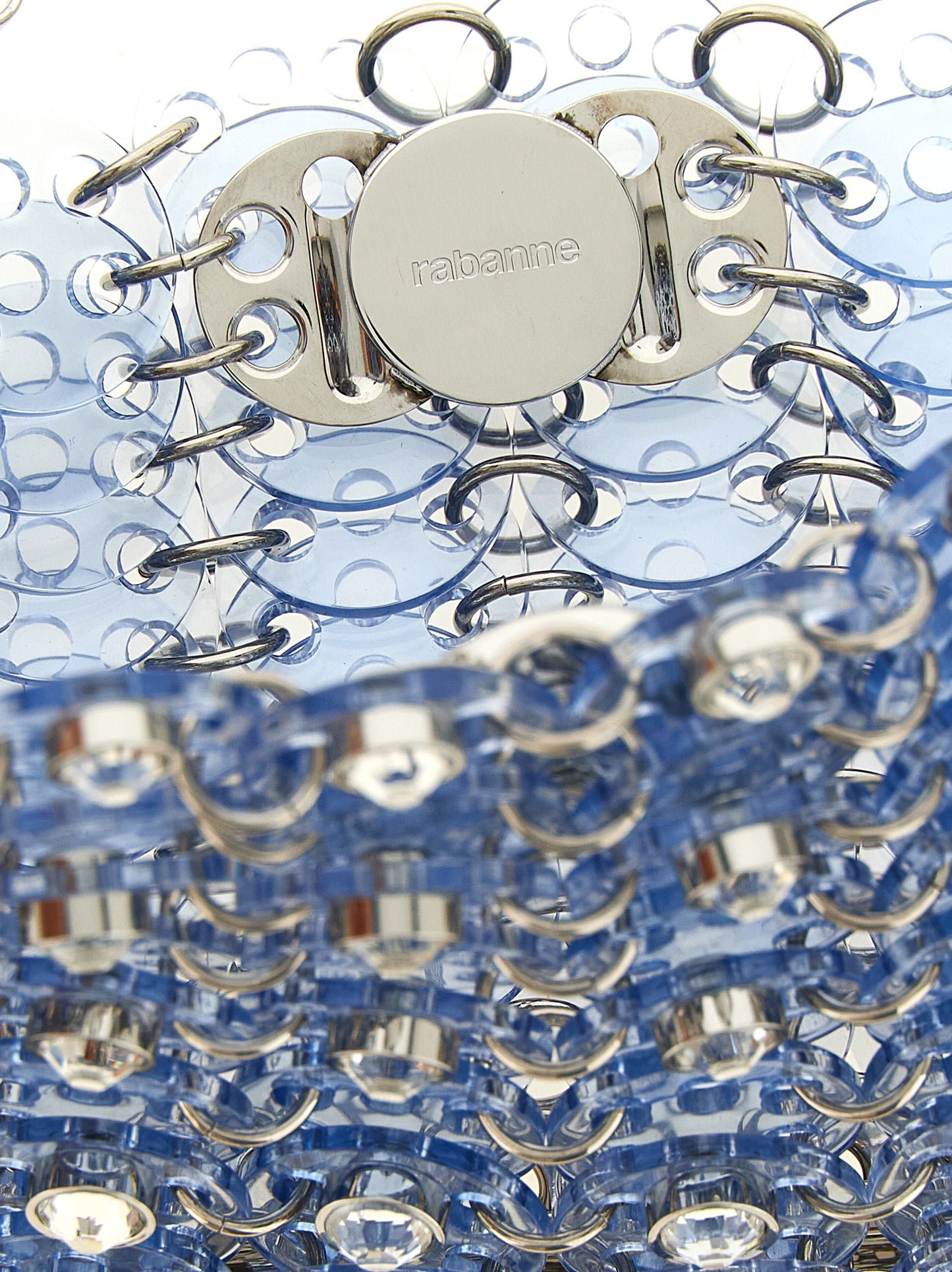Blue Resin Shoulder Bag